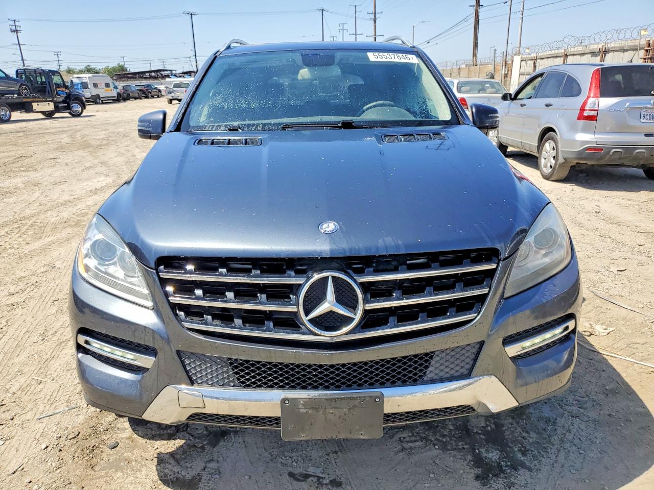 2013 Mercedes-benz Ml 350 Gray vin: 4JGDA5JB0DA137155