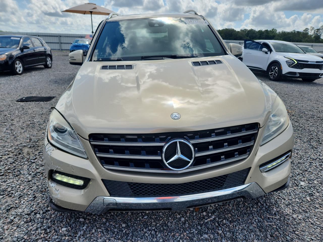 2013 Mercedes-benz Ml 350 Желто-коричневый vin: 4JGDA5JB0DA158071
