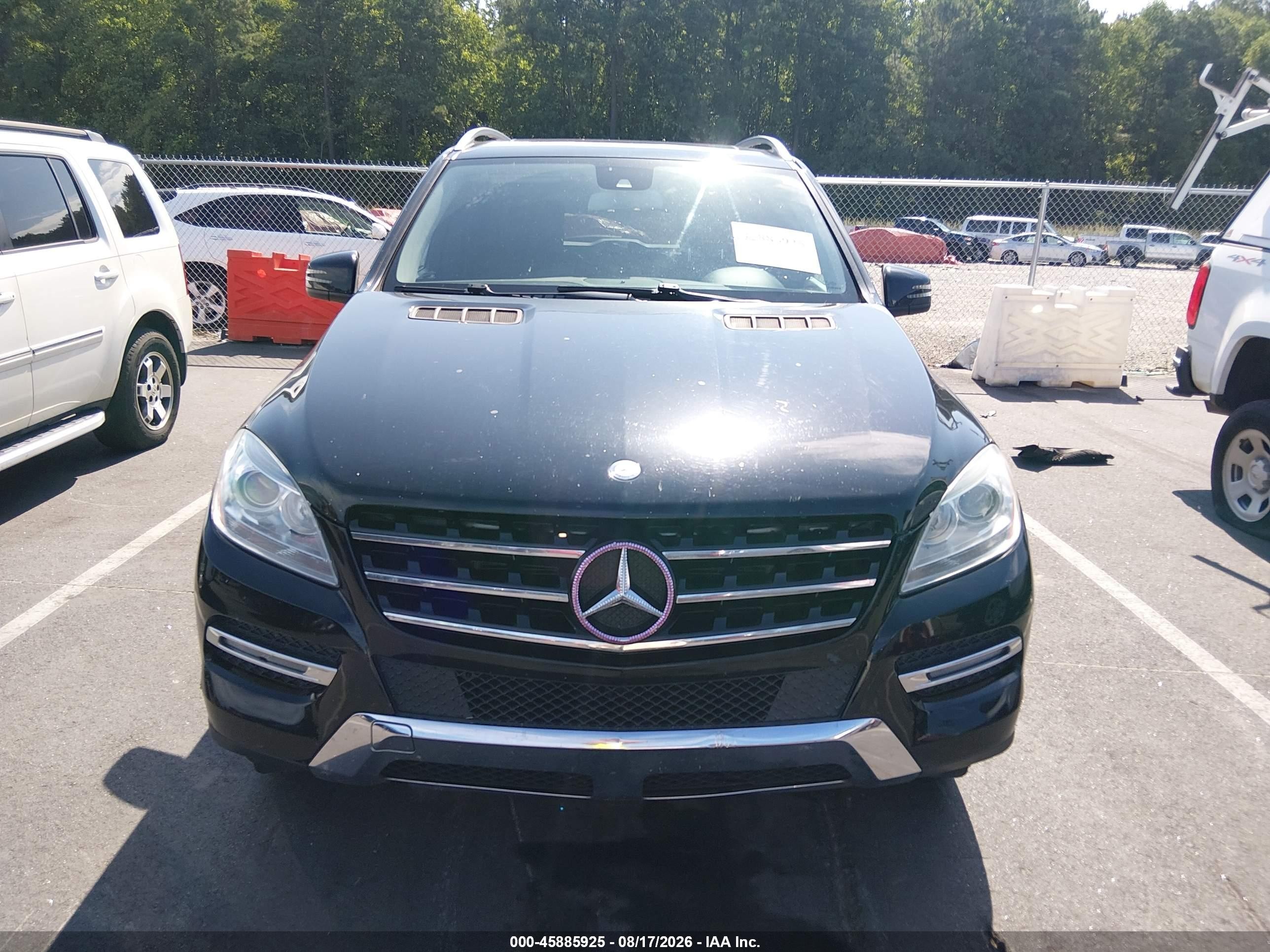 2013 Mercedes-benz Ml 350   Black vin: 4JGDA5JB0DA259904