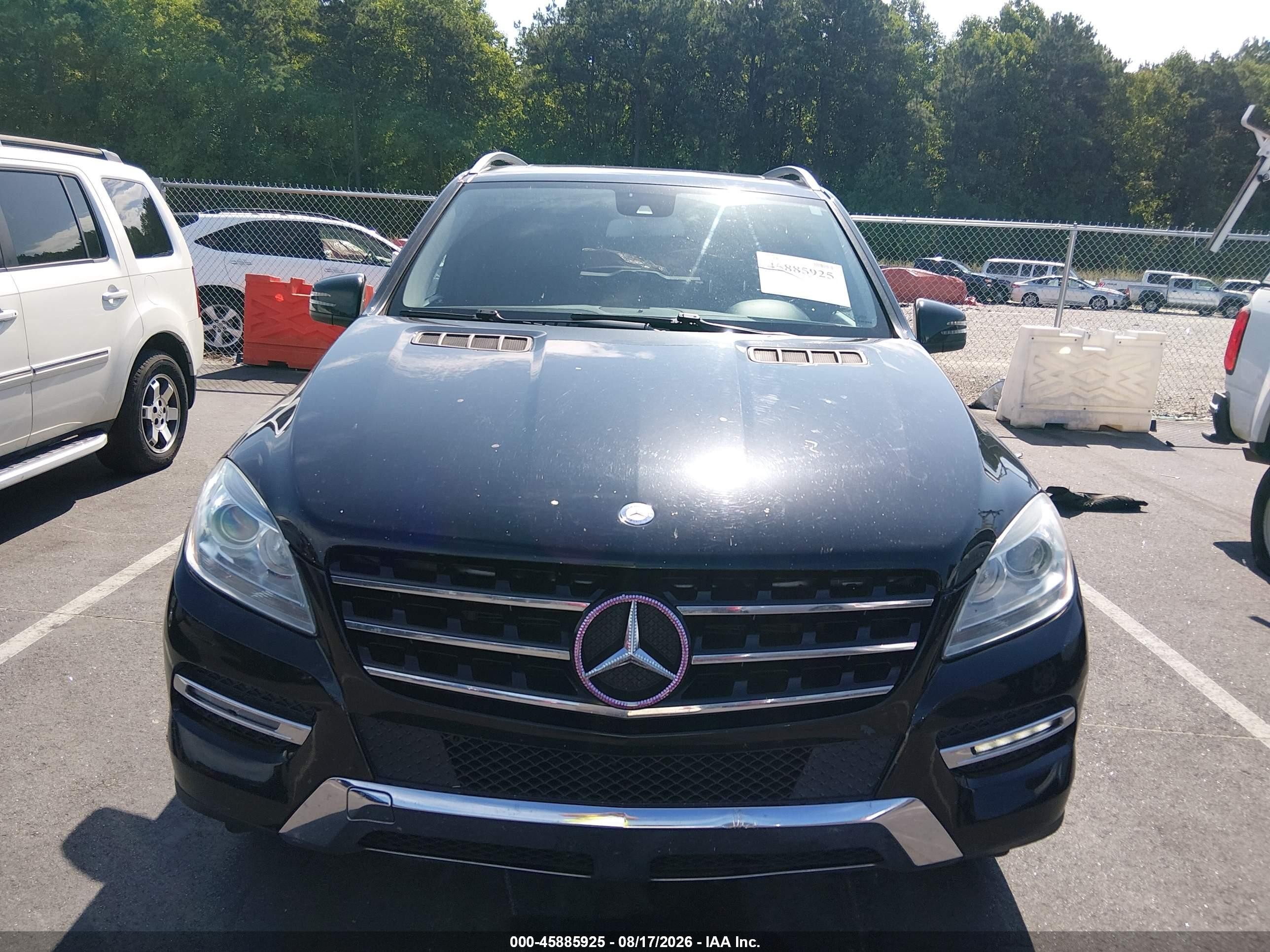 2013 Mercedes-benz Ml 350   Black vin: 4JGDA5JB0DA259904