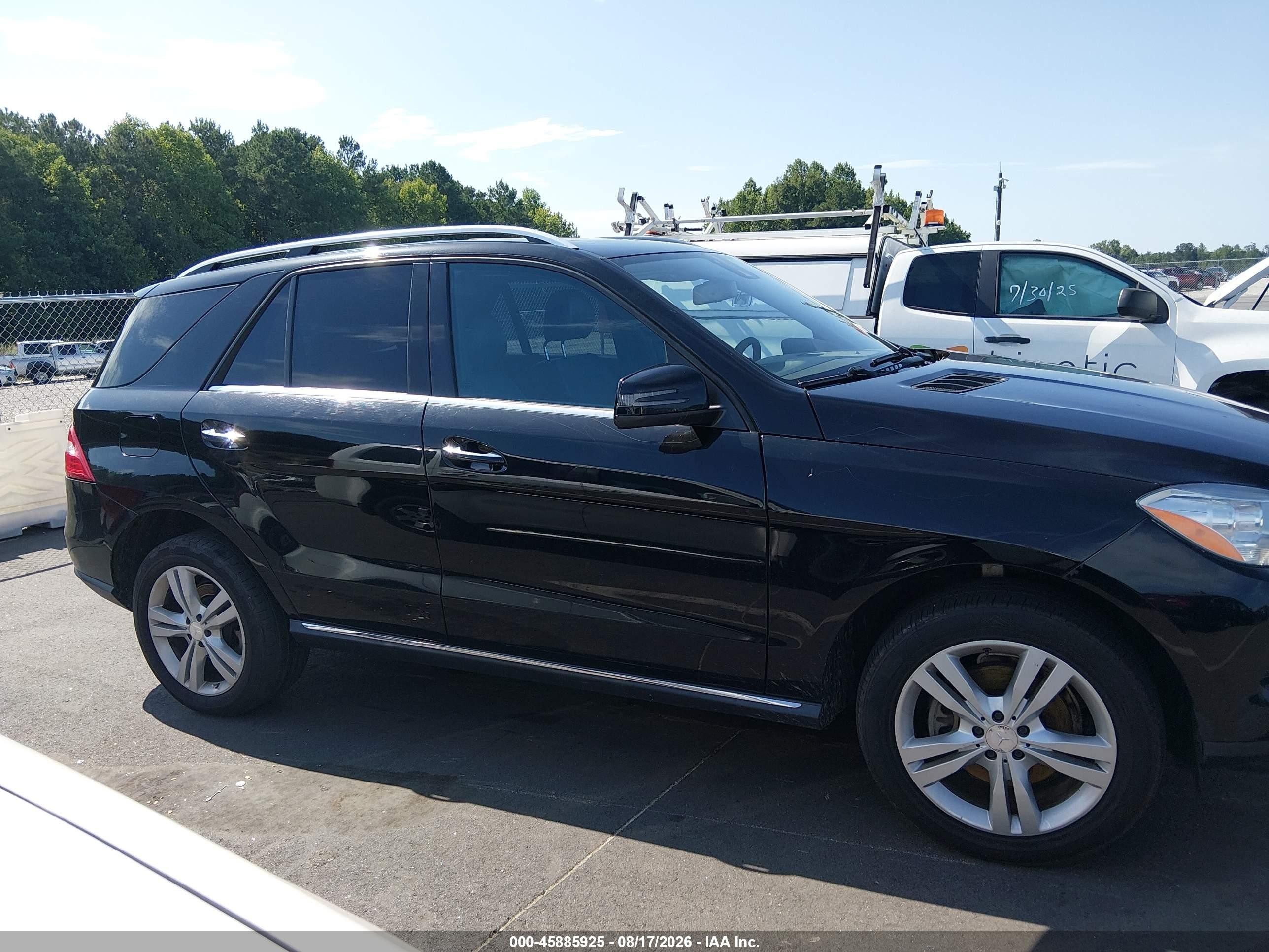 2013 Mercedes-benz Ml 350   Black vin: 4JGDA5JB0DA259904