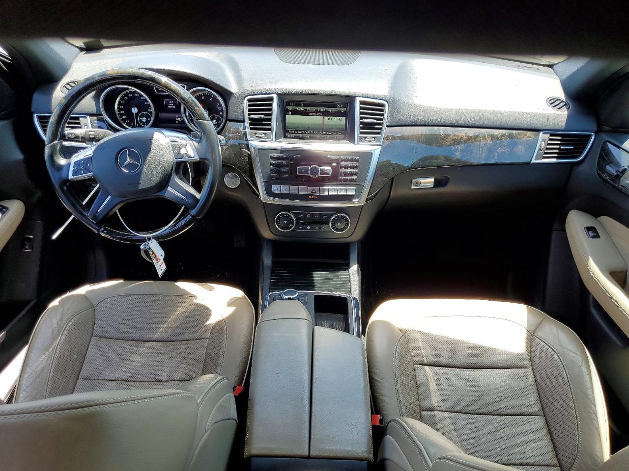 2014 Mercedes-benz Ml 350 Brown vin: 4JGDA5JB0EA324302