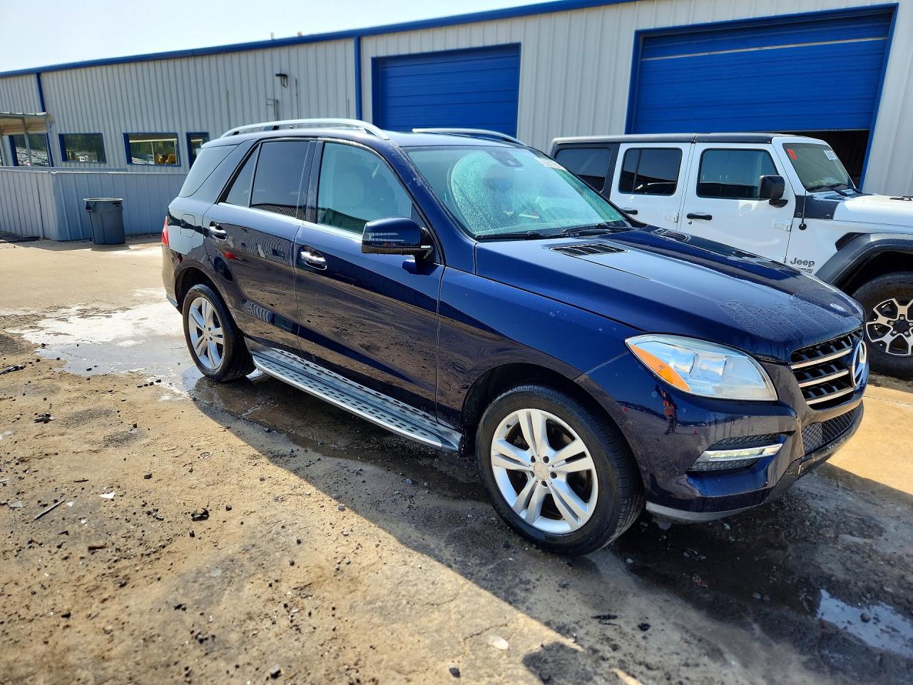 2015 Mercedes-benz Ml 350 Blue vin: 4JGDA5JB0FA443114