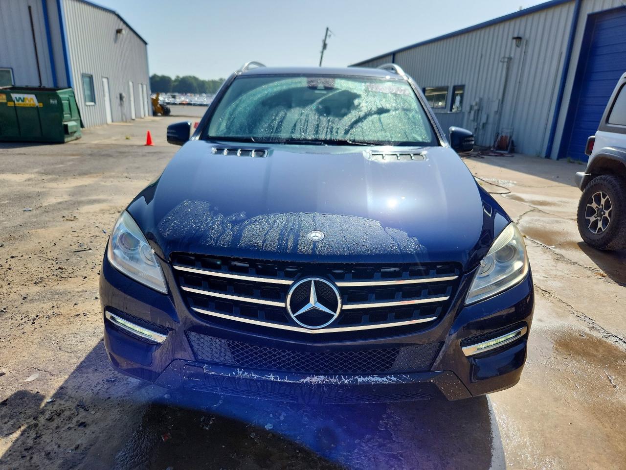 2015 Mercedes-benz Ml 350 Blue vin: 4JGDA5JB0FA443114