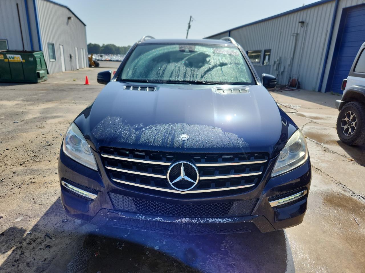 2015 Mercedes-benz Ml 350 Blue vin: 4JGDA5JB0FA443114 Damage: Left Head Lamp, Faded, Repair Required
