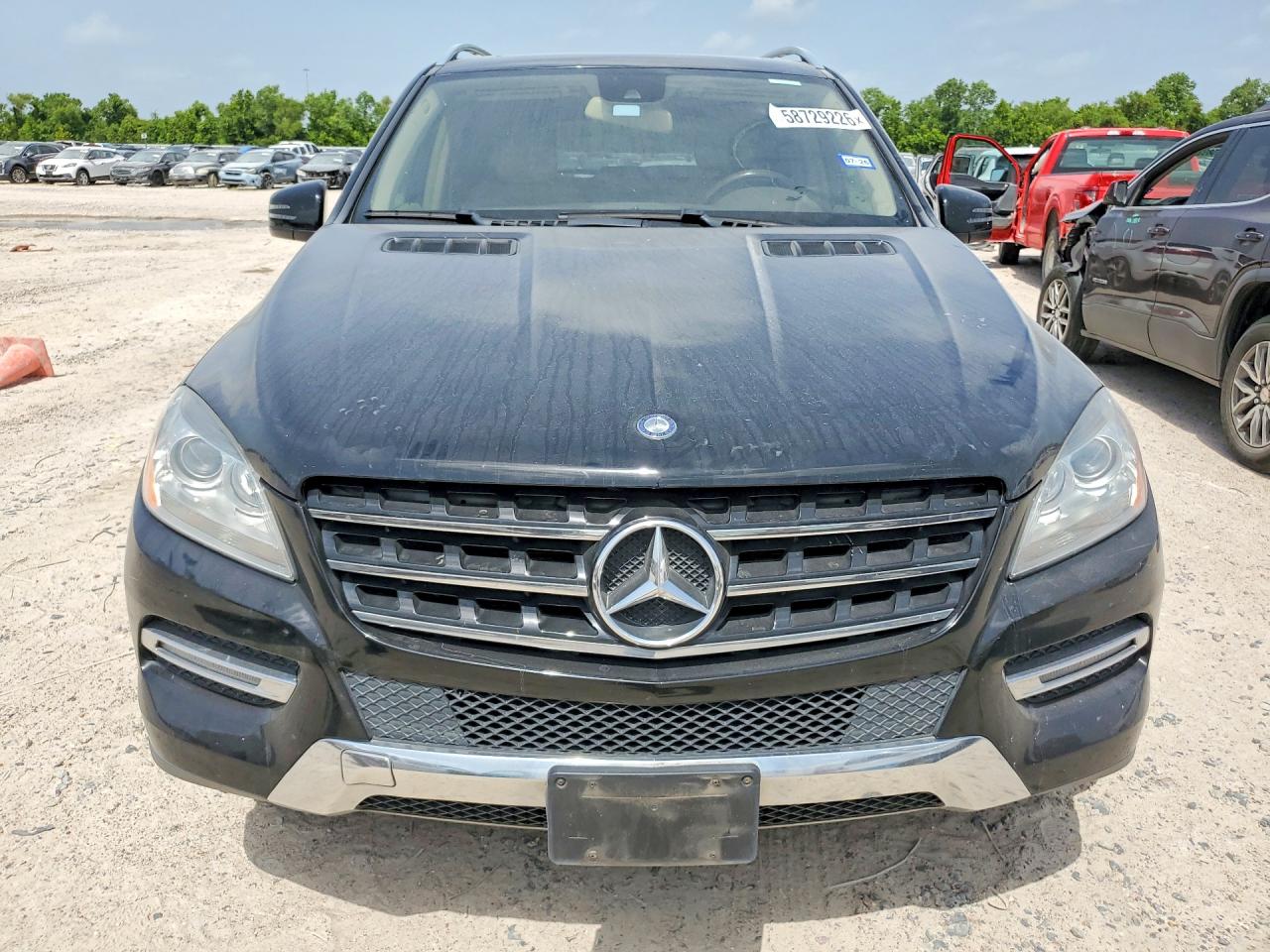 2015 Mercedes-benz Ml 350 Black vin: 4JGDA5JB0FA482446