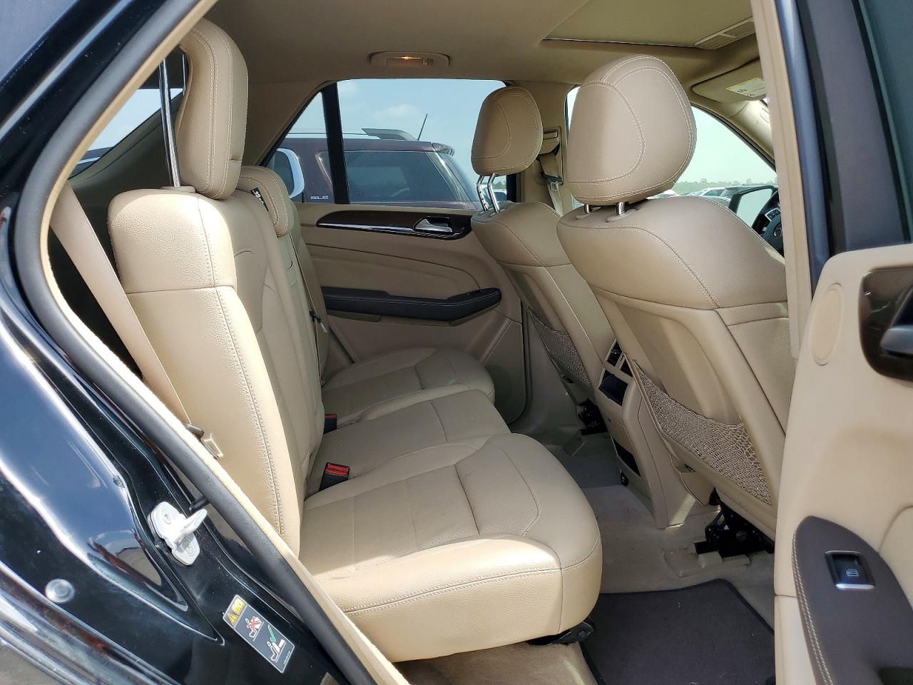 2015 Mercedes-benz Ml 350 Black vin: 4JGDA5JB0FA482446