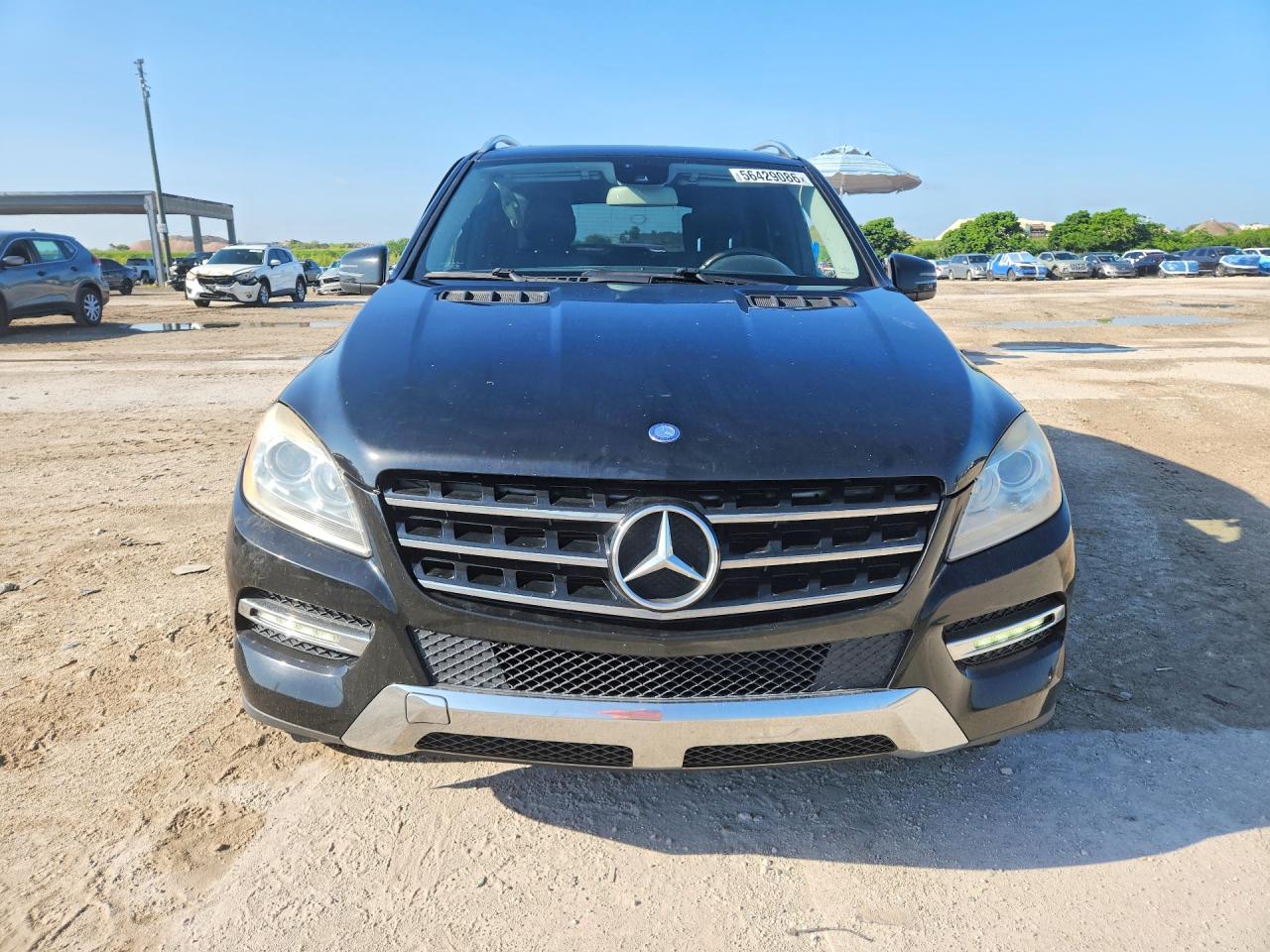 2015 Mercedes-benz Ml 350 Black vin: 4JGDA5JB0FA488392