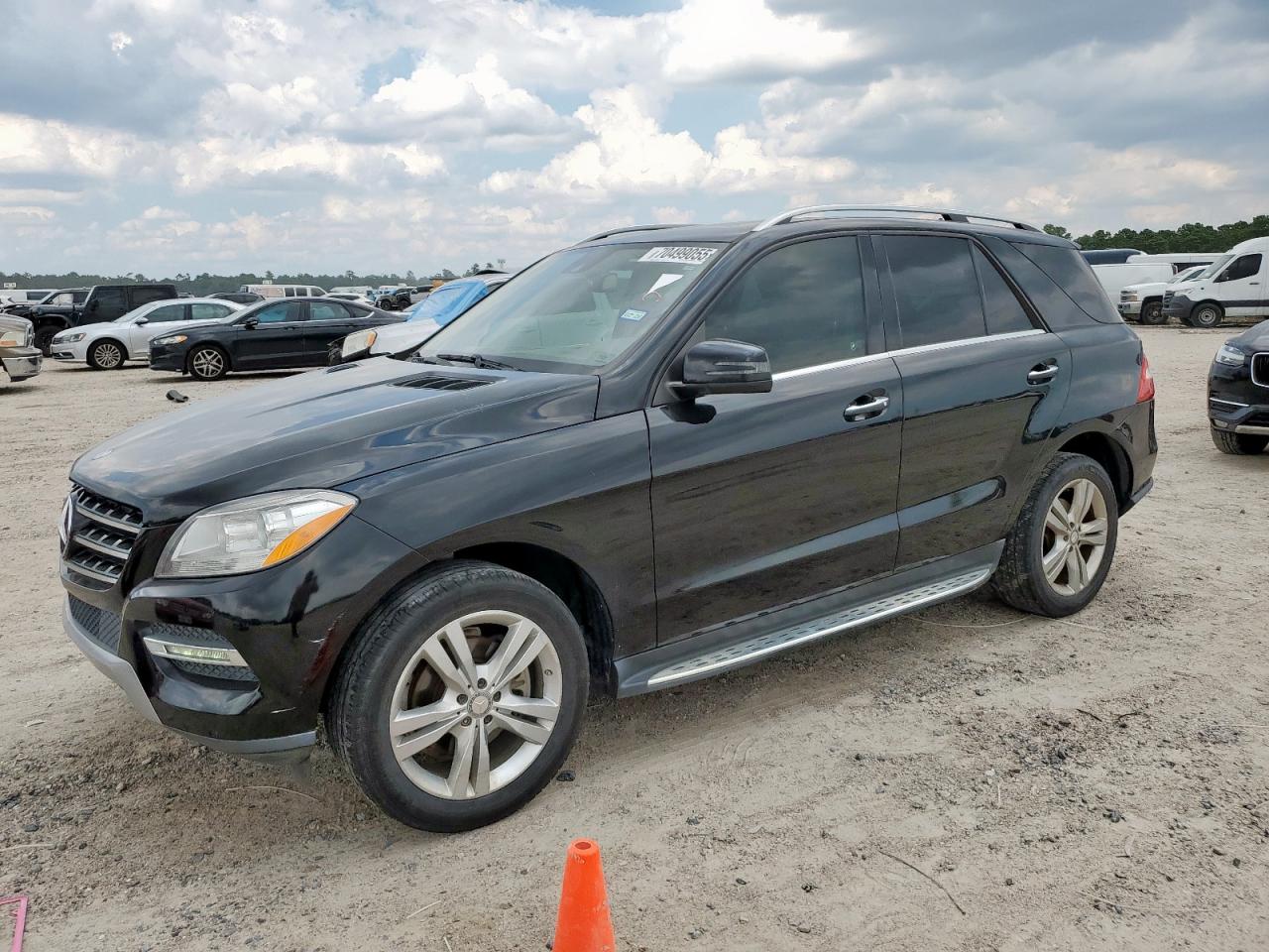 2015 Mercedes-benz Ml 350 Black vin: 4JGDA5JB0FA512531