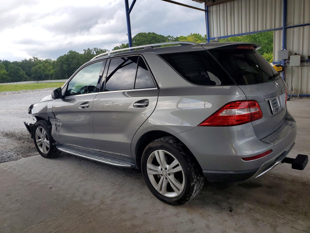 2015 Mercedes-benz Ml 350 Gray vin: 4JGDA5JB0FA554052