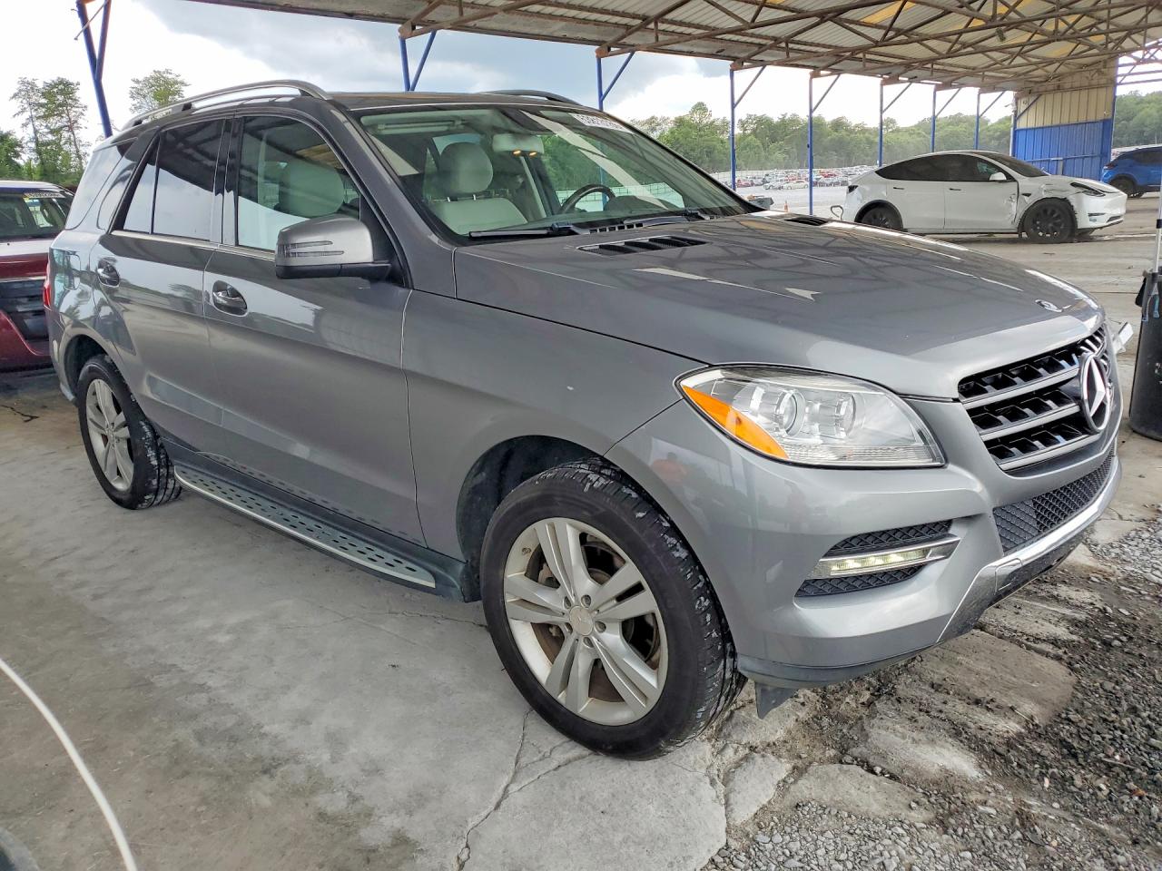 2015 Mercedes-benz Ml 350 Gray vin: 4JGDA5JB0FA554052