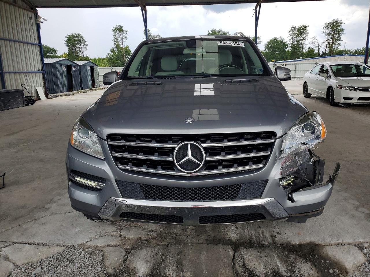 2015 Mercedes-benz Ml 350 Gray vin: 4JGDA5JB0FA554052
