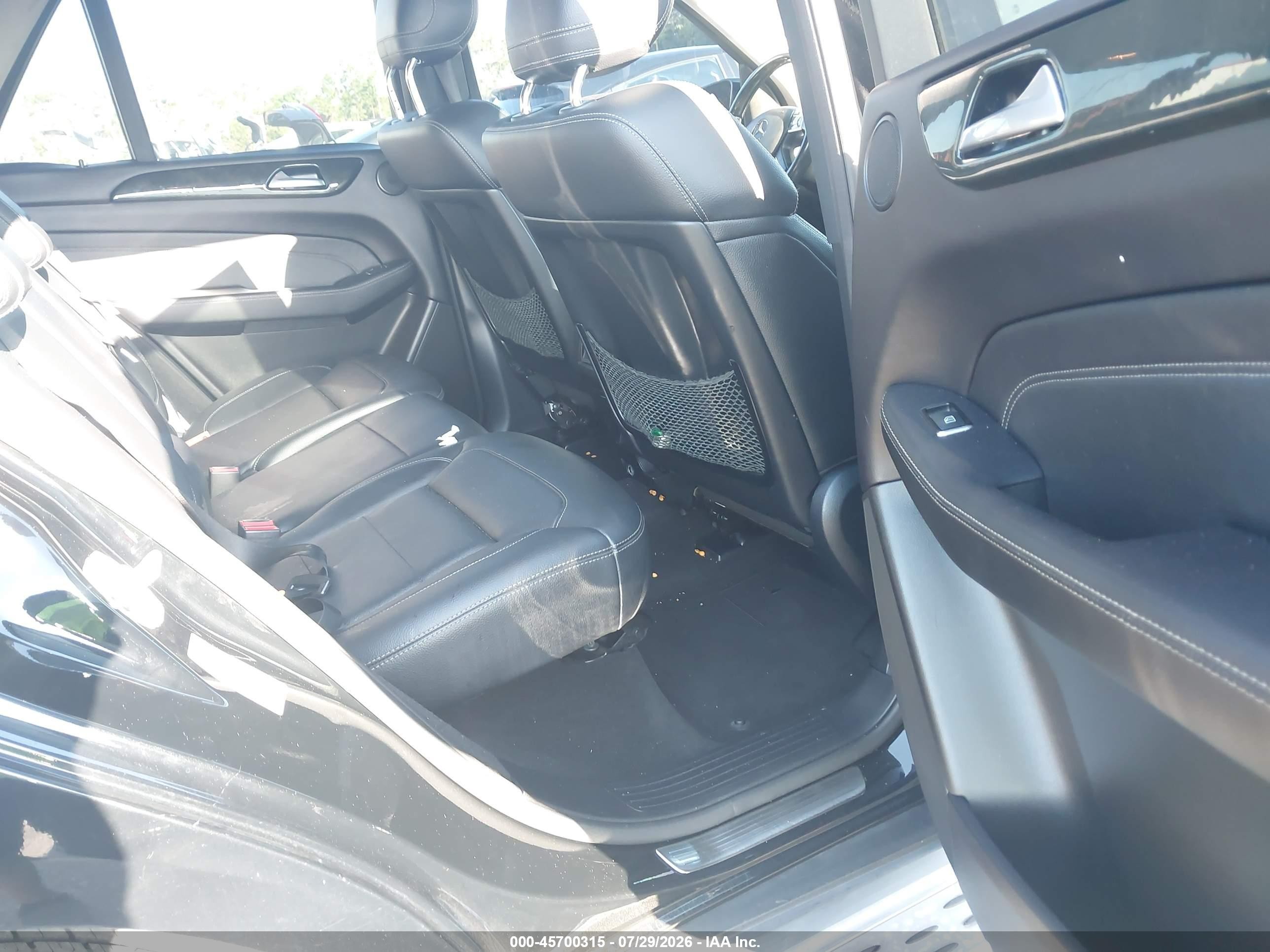 2015 Mercedes-benz Ml 350 Black vin: 4JGDA5JB0FA592543