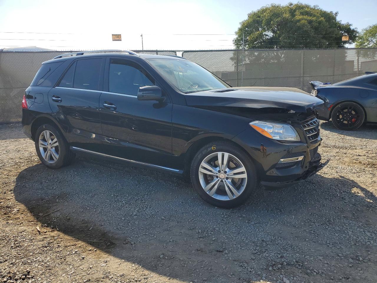 2015 Mercedes-benz Ml 350 Black vin: 4JGDA5JB0FA604674