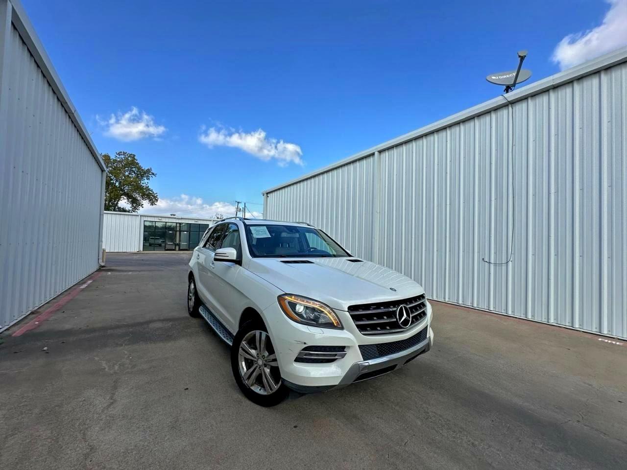 2013 Mercedes-benz Ml 350 White vin: 4JGDA5JB1DA131168