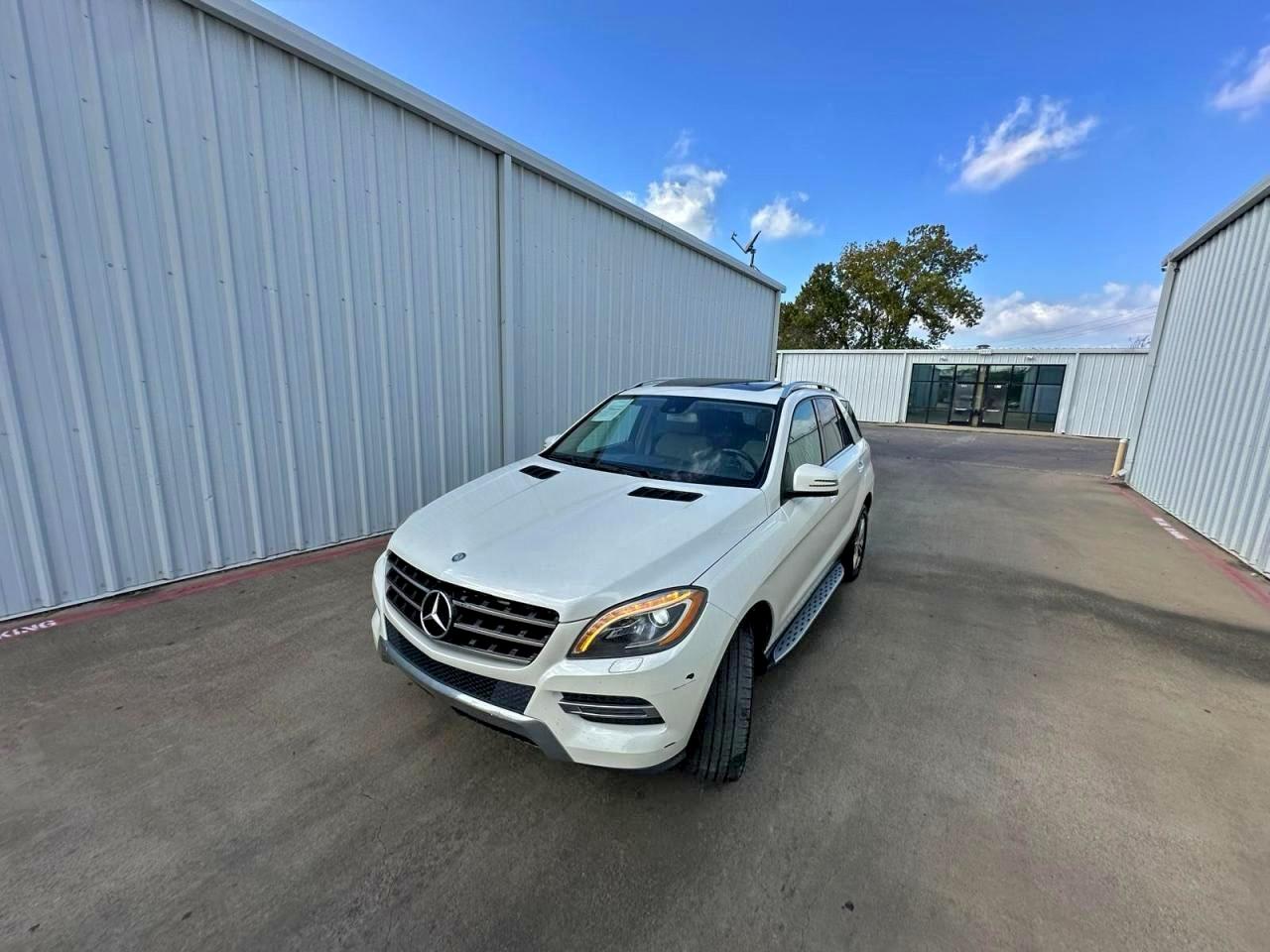 2013 Mercedes-benz Ml 350 White vin: 4JGDA5JB1DA131168