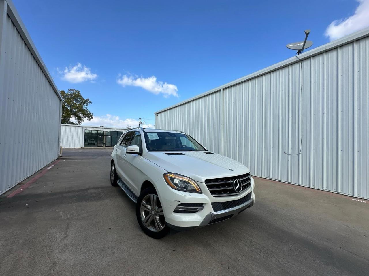 2013 Mercedes-benz Ml 350 White vin: 4JGDA5JB1DA131168