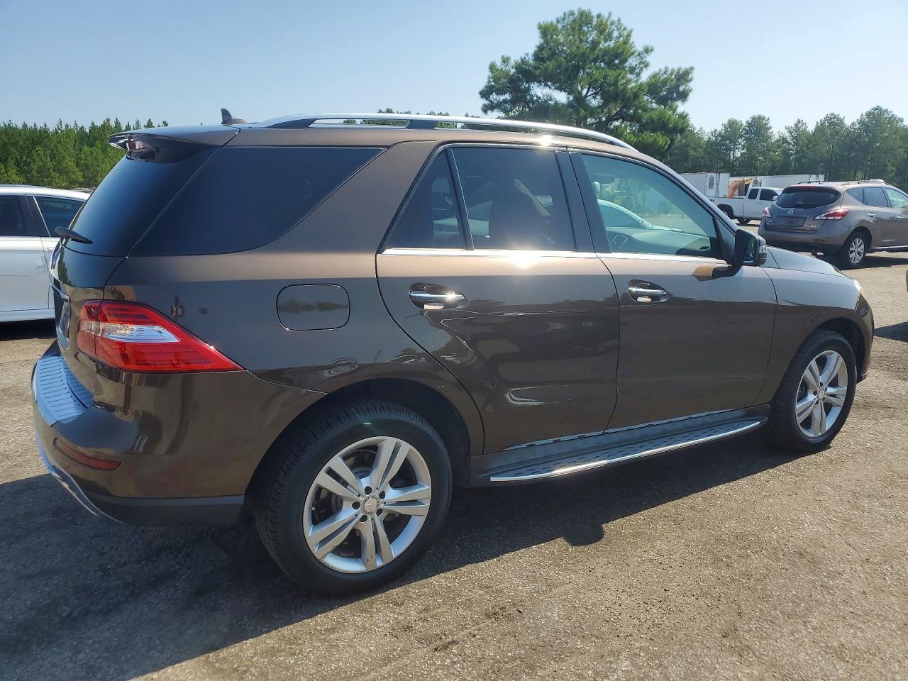 2014 Mercedes-benz Ml 350 Brown vin: 4JGDA5JB1EA268905