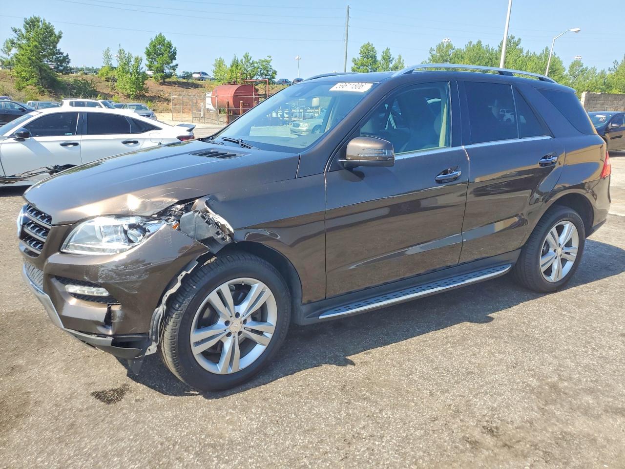 2014 Mercedes-benz Ml 350 Brown vin: 4JGDA5JB1EA268905