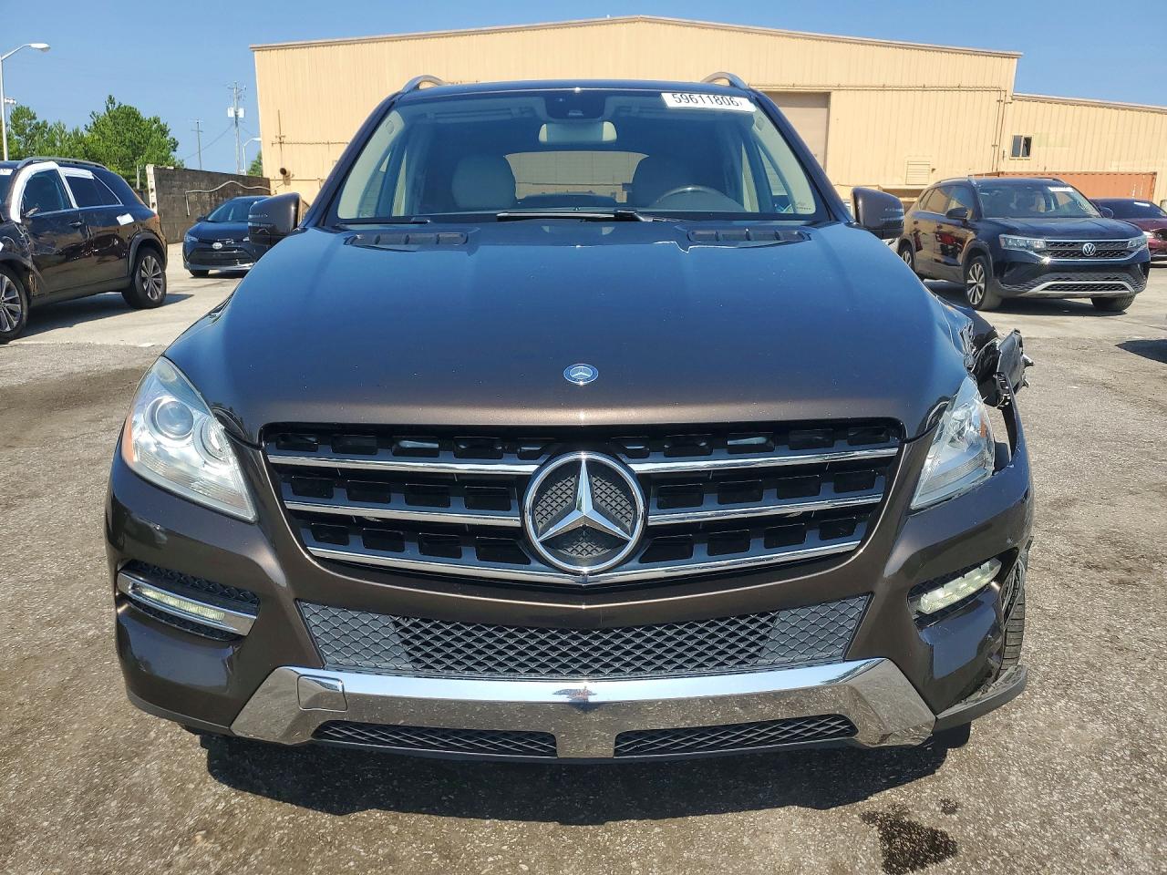 2014 Mercedes-benz Ml 350 Brown vin: 4JGDA5JB1EA268905