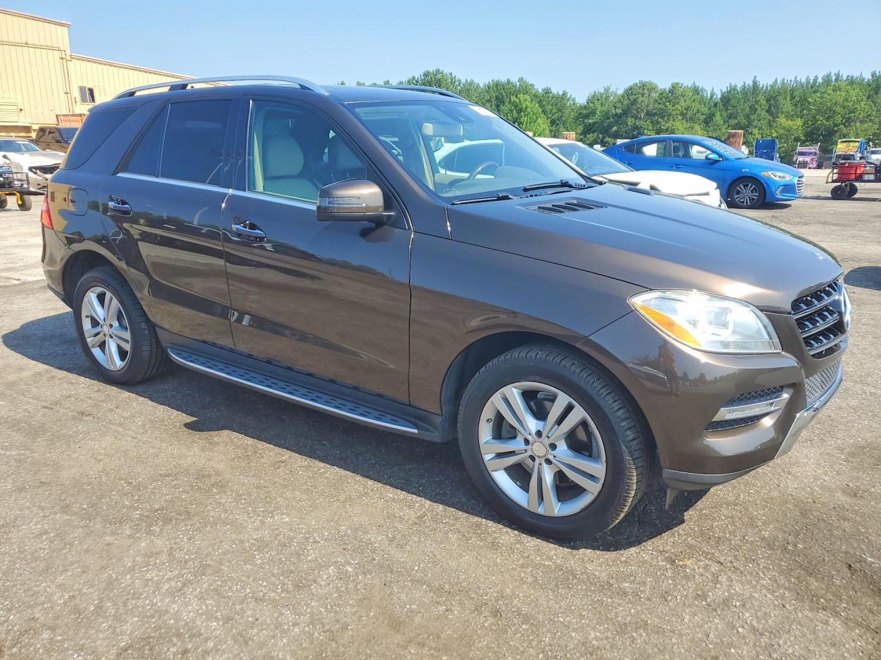 2014 Mercedes-benz Ml 350 Brown vin: 4JGDA5JB1EA268905
