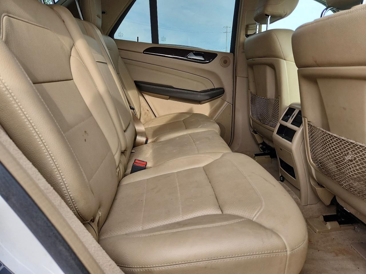 2014 Mercedes-benz Ml 350 White vin: 4JGDA5JB1EA282321