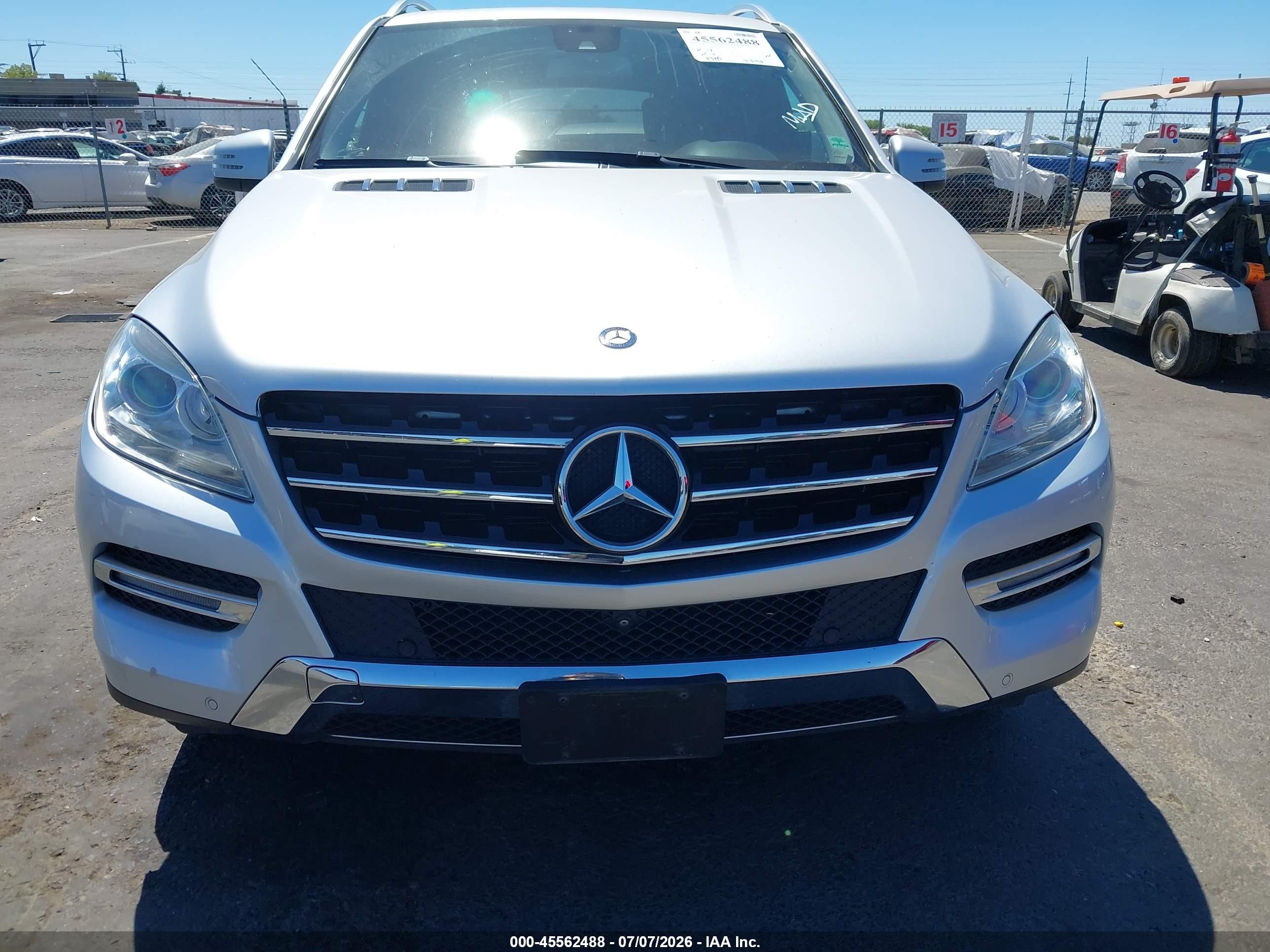 2014 Mercedes-benz Ml 350   Gray vin: 4JGDA5JB1EA403266