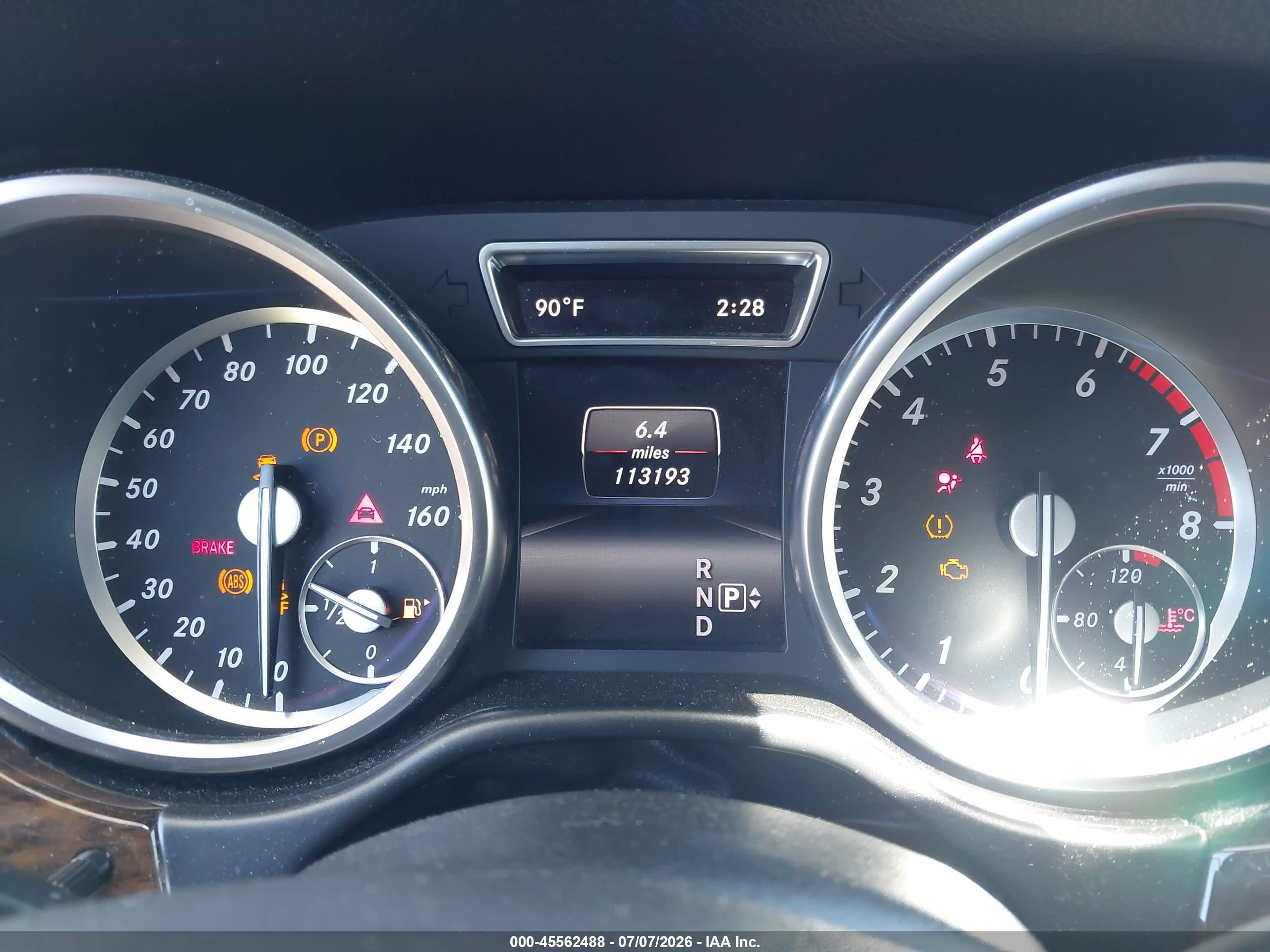 2014 Mercedes-benz Ml 350   Gray vin: 4JGDA5JB1EA403266