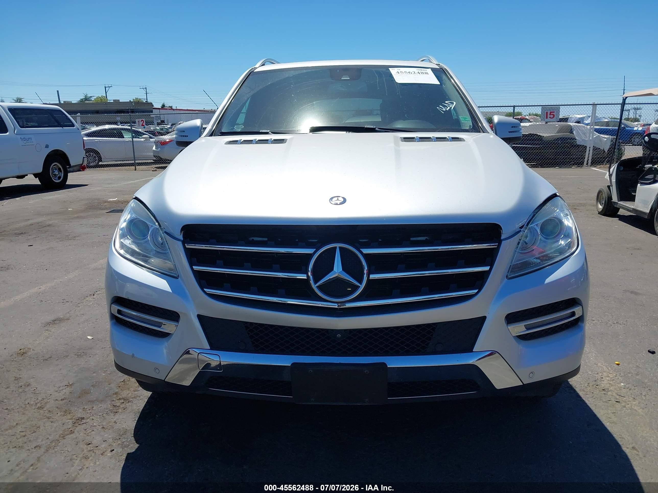 2014 Mercedes-benz Ml 350   Gray vin: 4JGDA5JB1EA403266