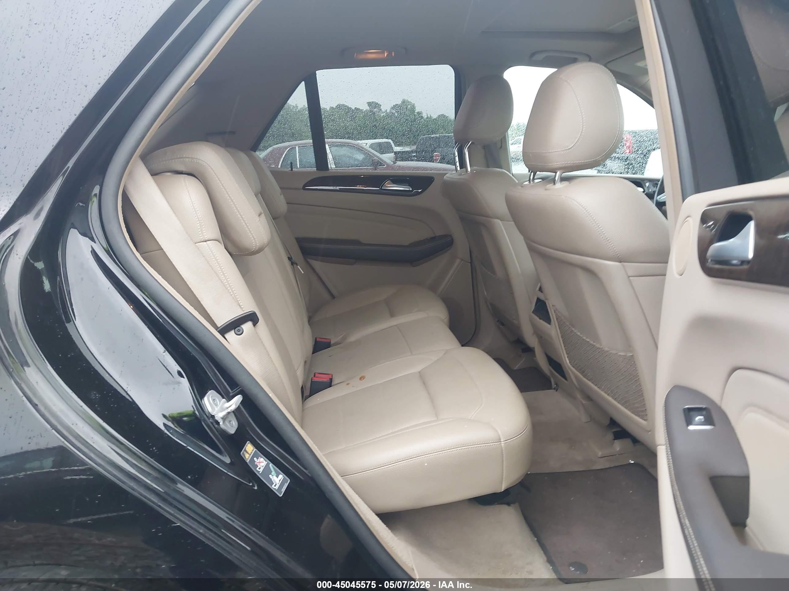 2015 Mercedes-benz Ml 350   Black vin: 4JGDA5JB1FA474596
