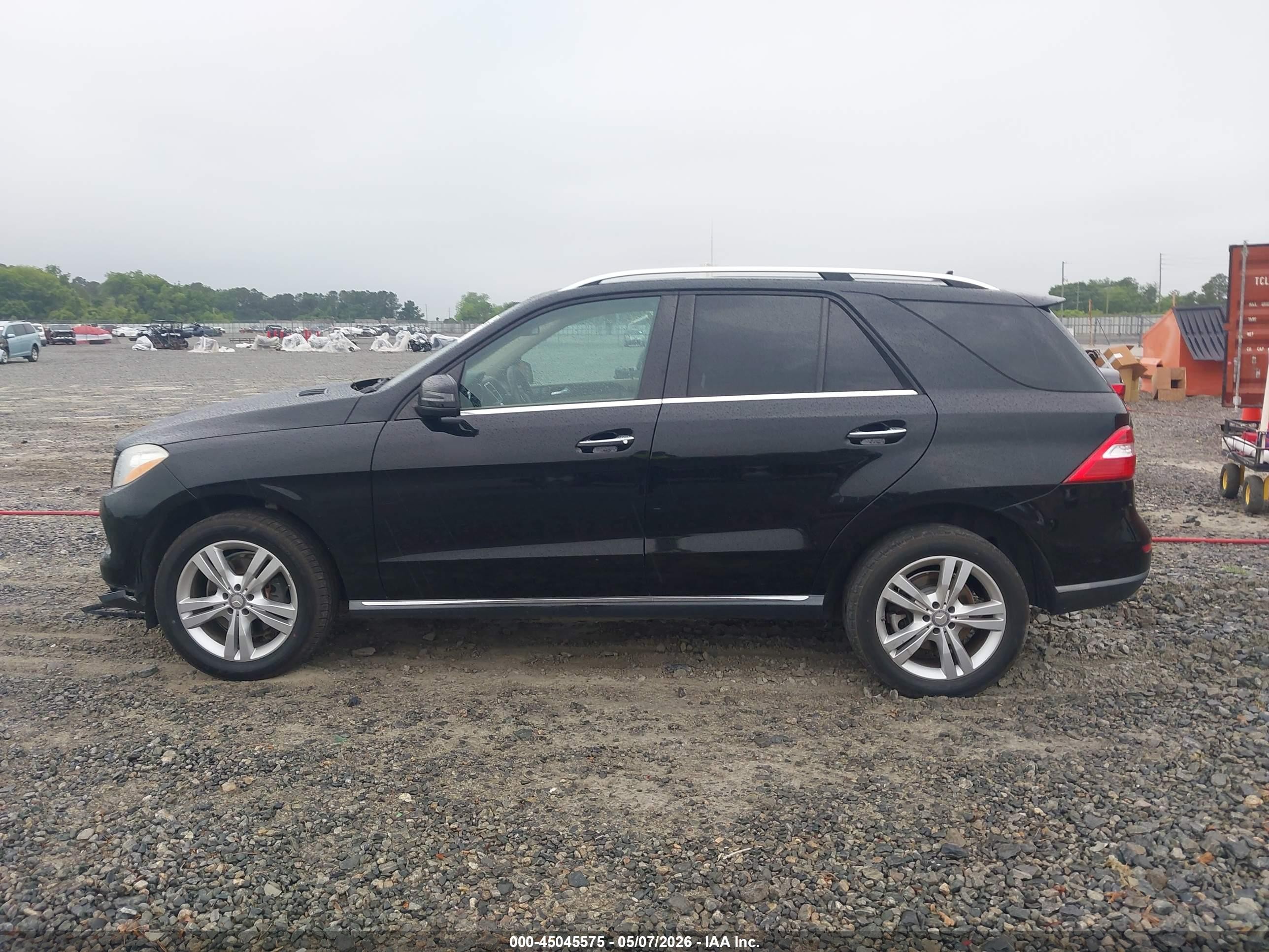 2015 Mercedes-benz Ml 350   Black vin: 4JGDA5JB1FA474596