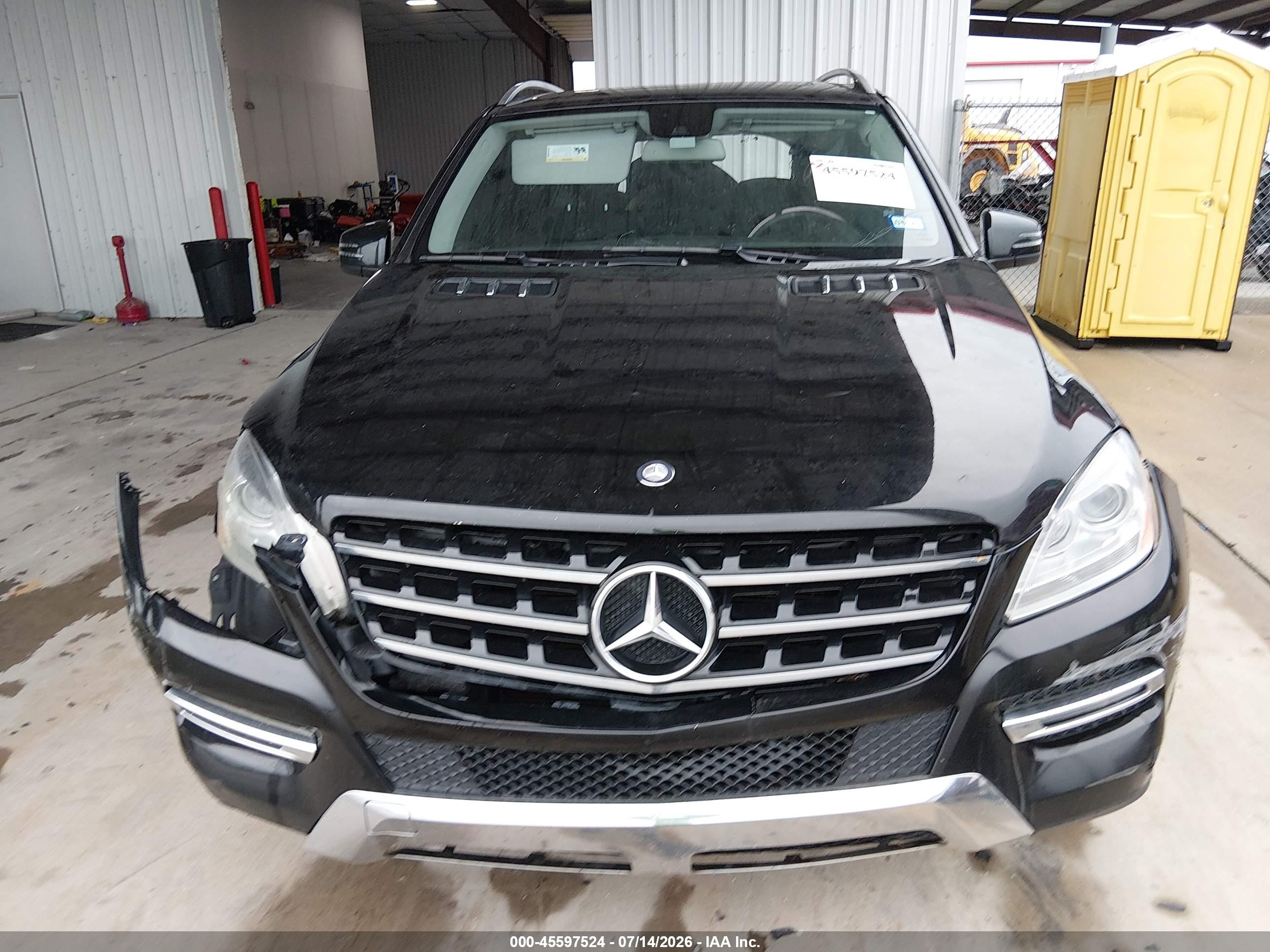 2015 Mercedes-benz Ml 350   Black vin: 4JGDA5JB1FA478230