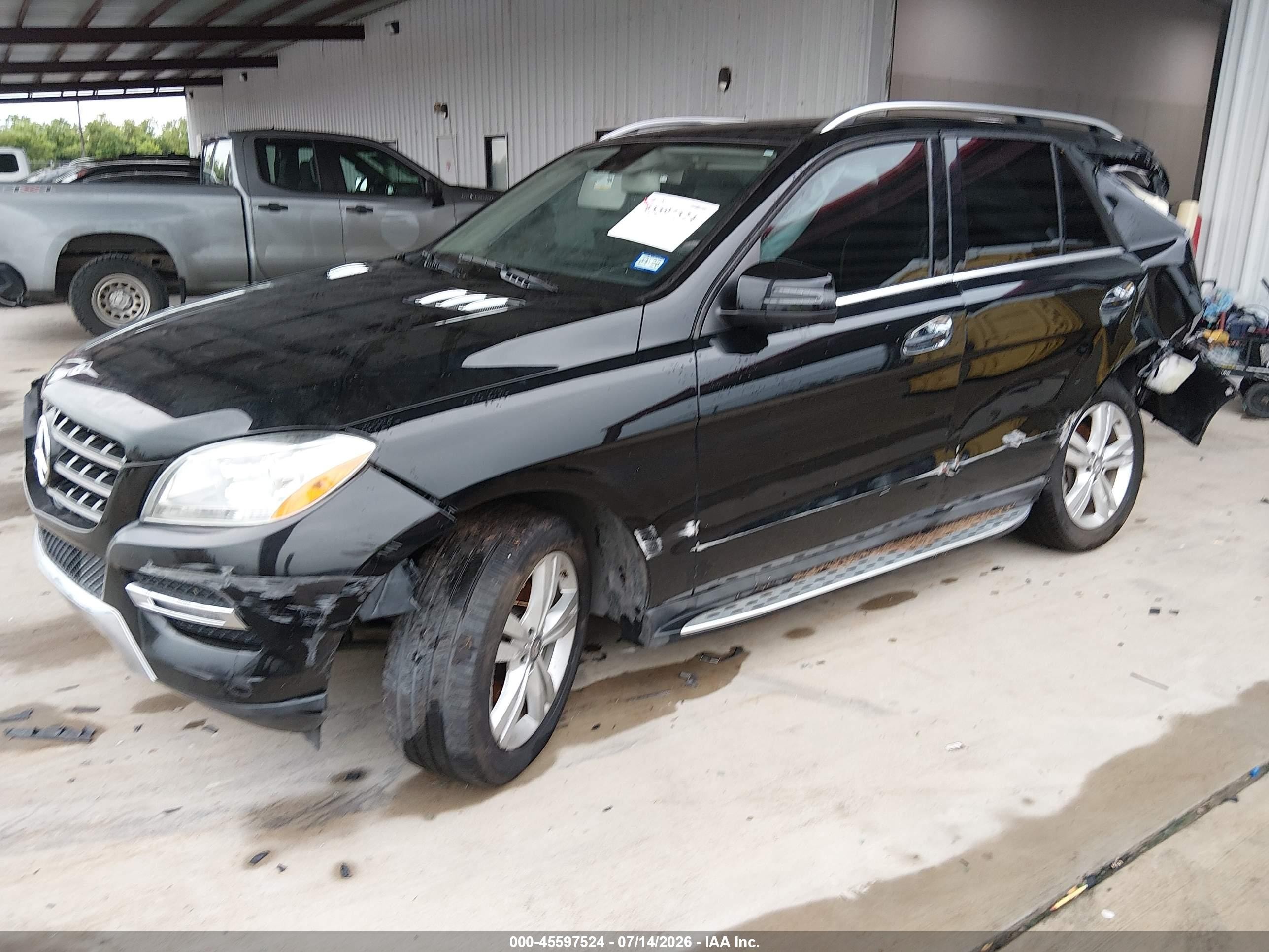 2015 Mercedes-benz Ml 350   Black vin: 4JGDA5JB1FA478230