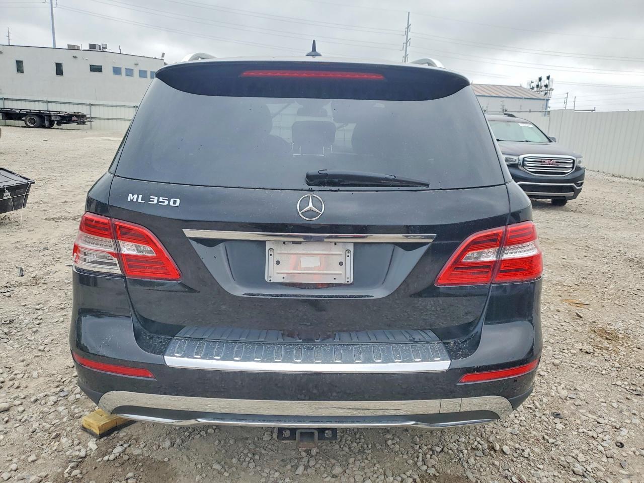 2015 Mercedes-benz Ml 350 Black vin: 4JGDA5JB1FA486134