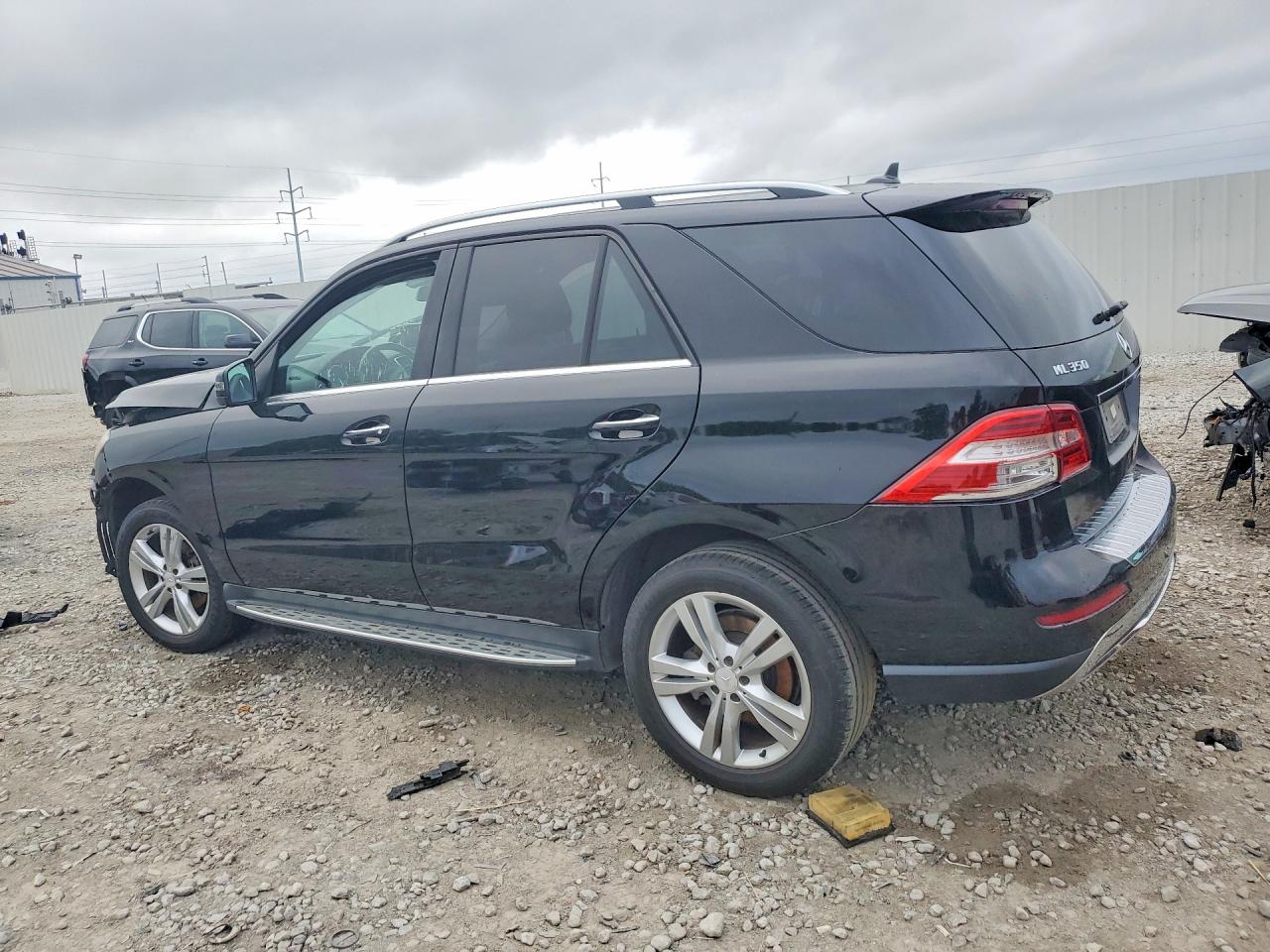 2015 Mercedes-benz Ml 350 Black vin: 4JGDA5JB1FA486134
