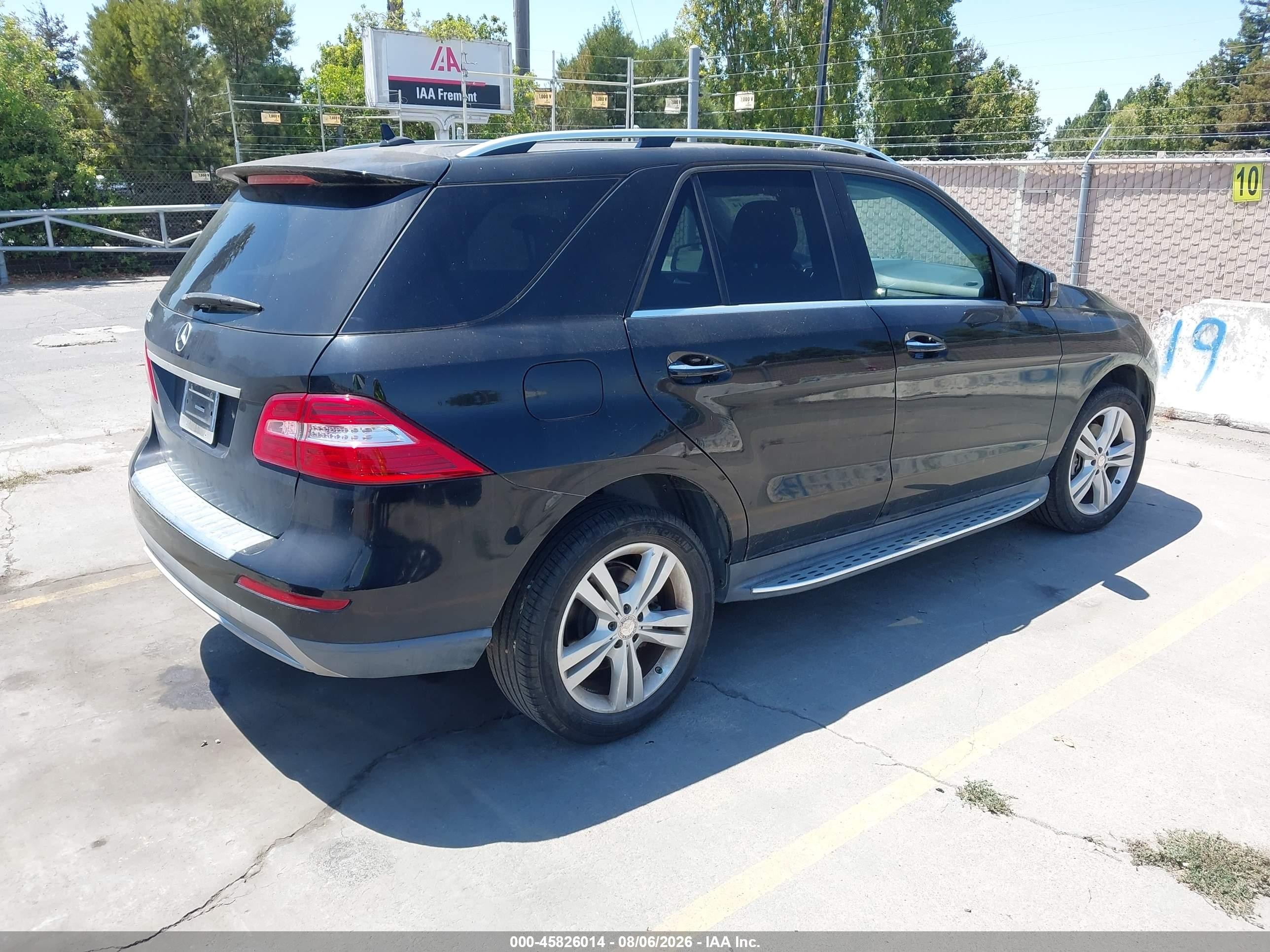 2015 Mercedes-benz Ml 350 Black vin: 4JGDA5JB1FA487901