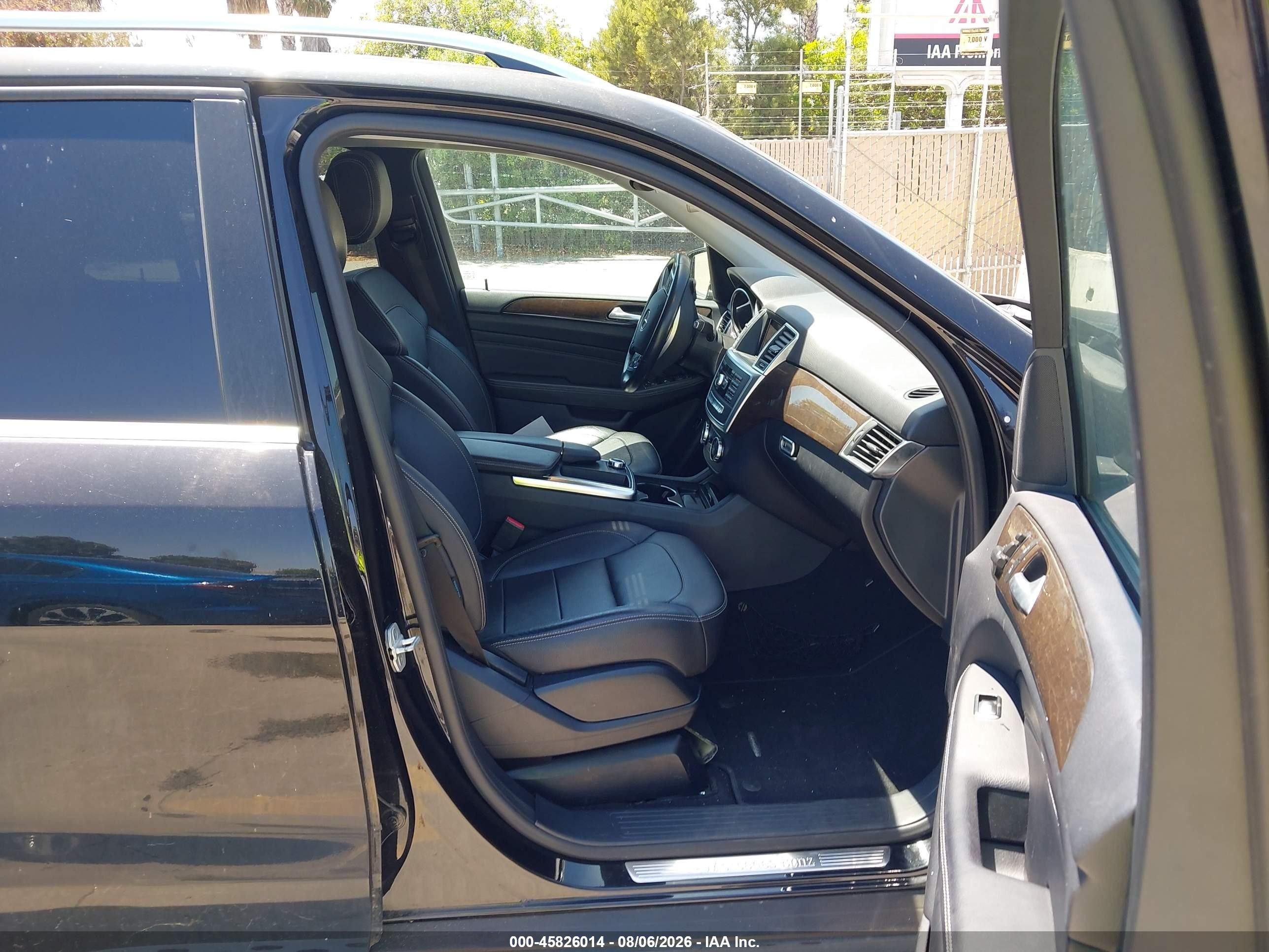 2015 Mercedes-benz Ml 350 Black vin: 4JGDA5JB1FA487901