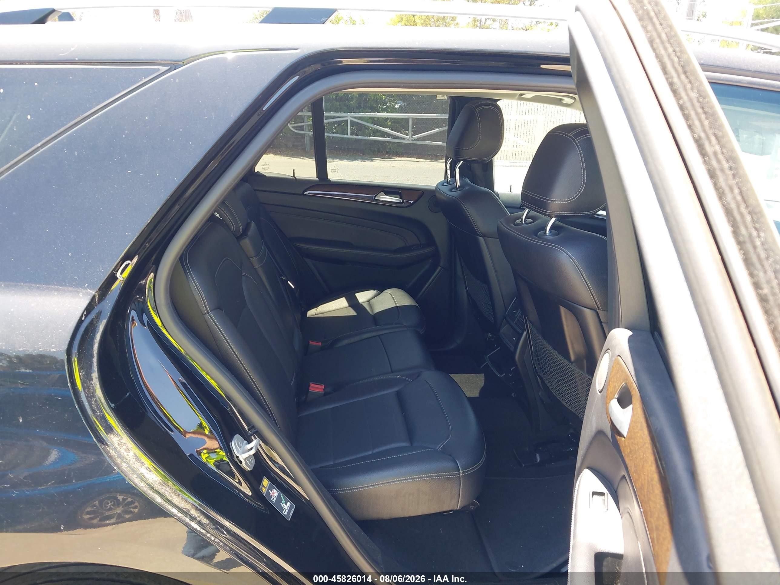 2015 Mercedes-benz Ml 350 Black vin: 4JGDA5JB1FA487901