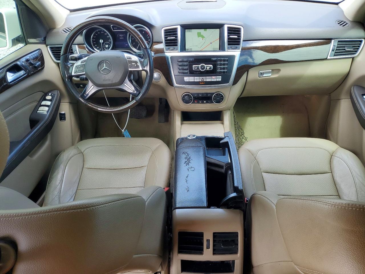 2015 Mercedes-benz Ml 350 Белый vin: 4JGDA5JB1FA530083