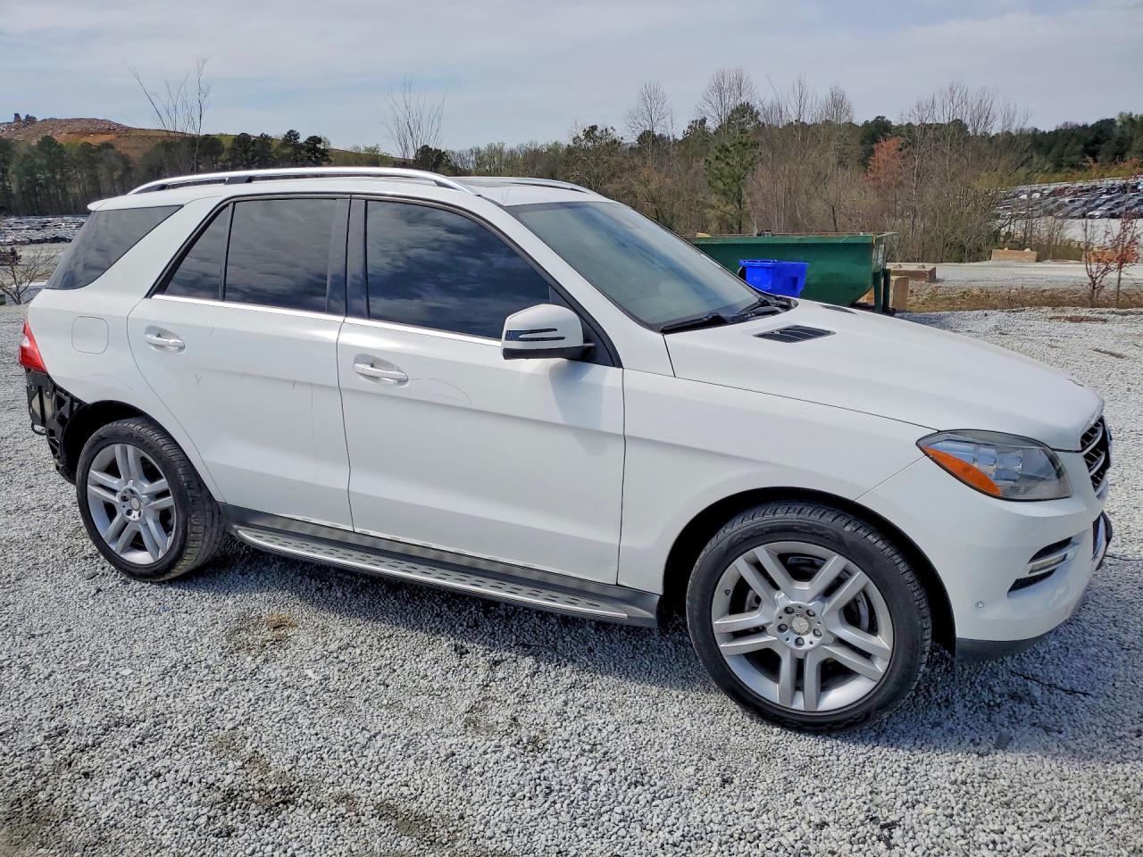 2015 Mercedes-benz Ml 350 Белый vin: 4JGDA5JB1FA530083