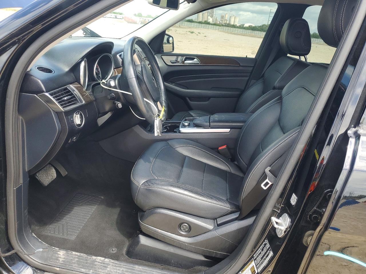 2015 Mercedes-benz Ml 350 Black vin: 4JGDA5JB1FA546137