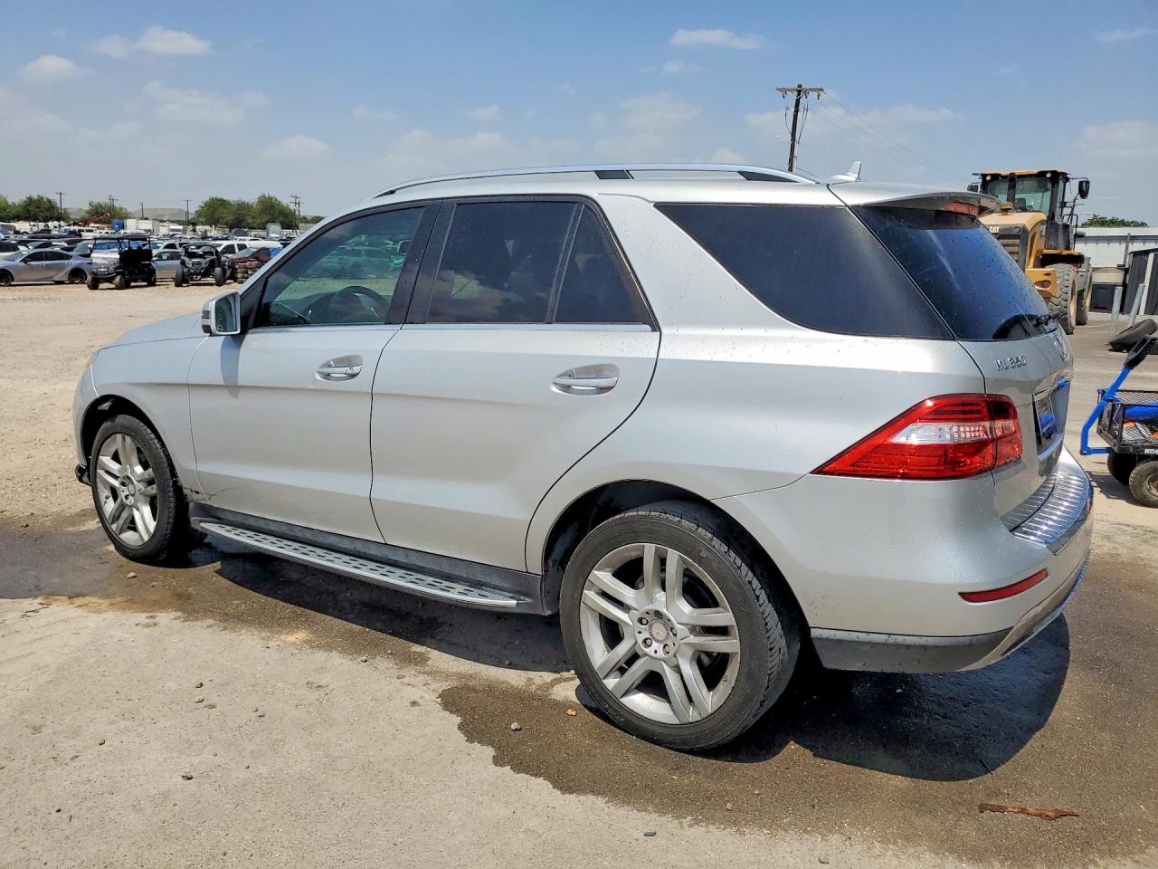 2015 Mercedes-benz Ml 350 Silver vin: 4JGDA5JB1FA562094