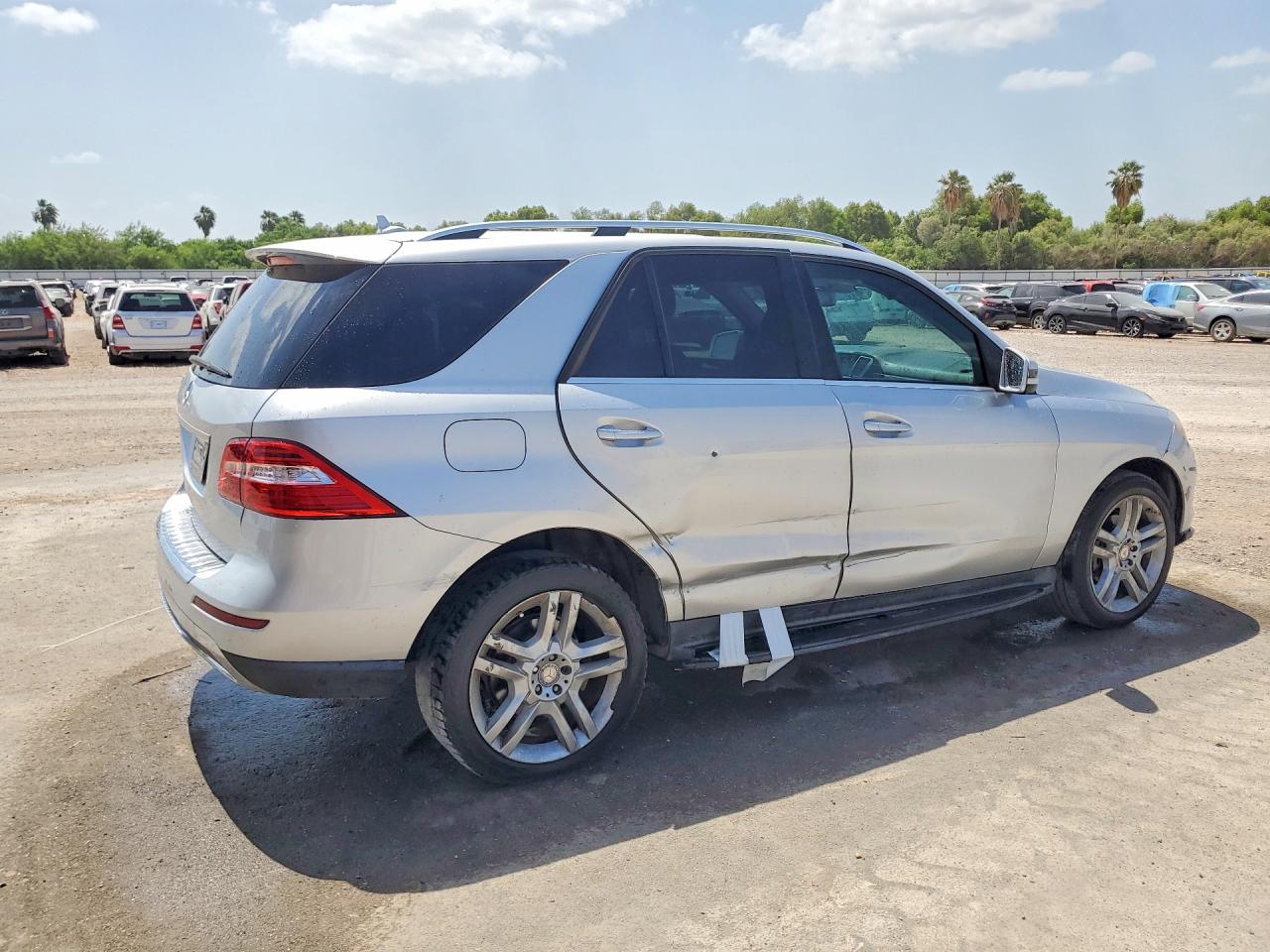 2015 Mercedes-benz Ml 350 Silver vin: 4JGDA5JB1FA562094