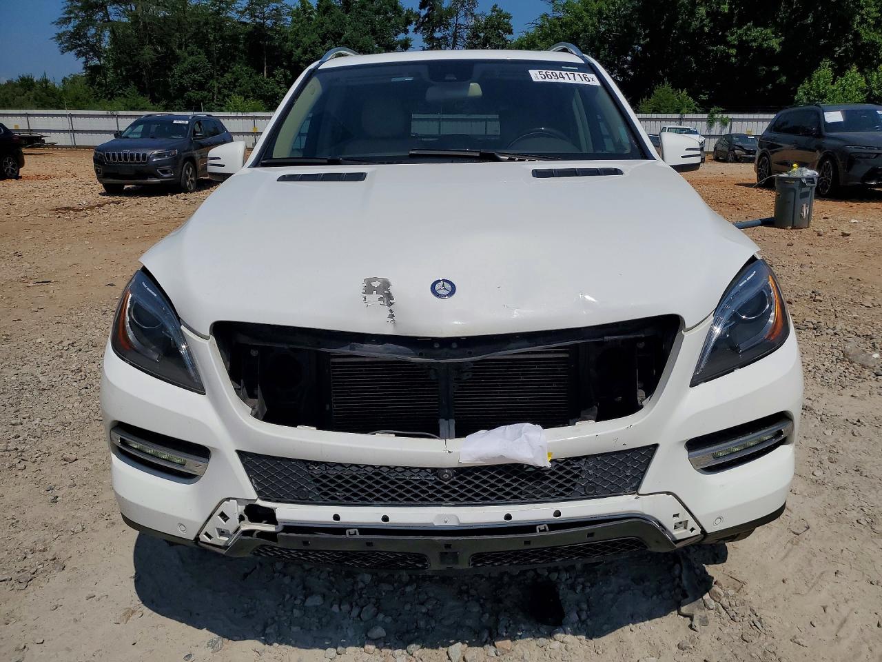 2015 Mercedes-benz Ml 350 Белый vin: 4JGDA5JB1FA575234
