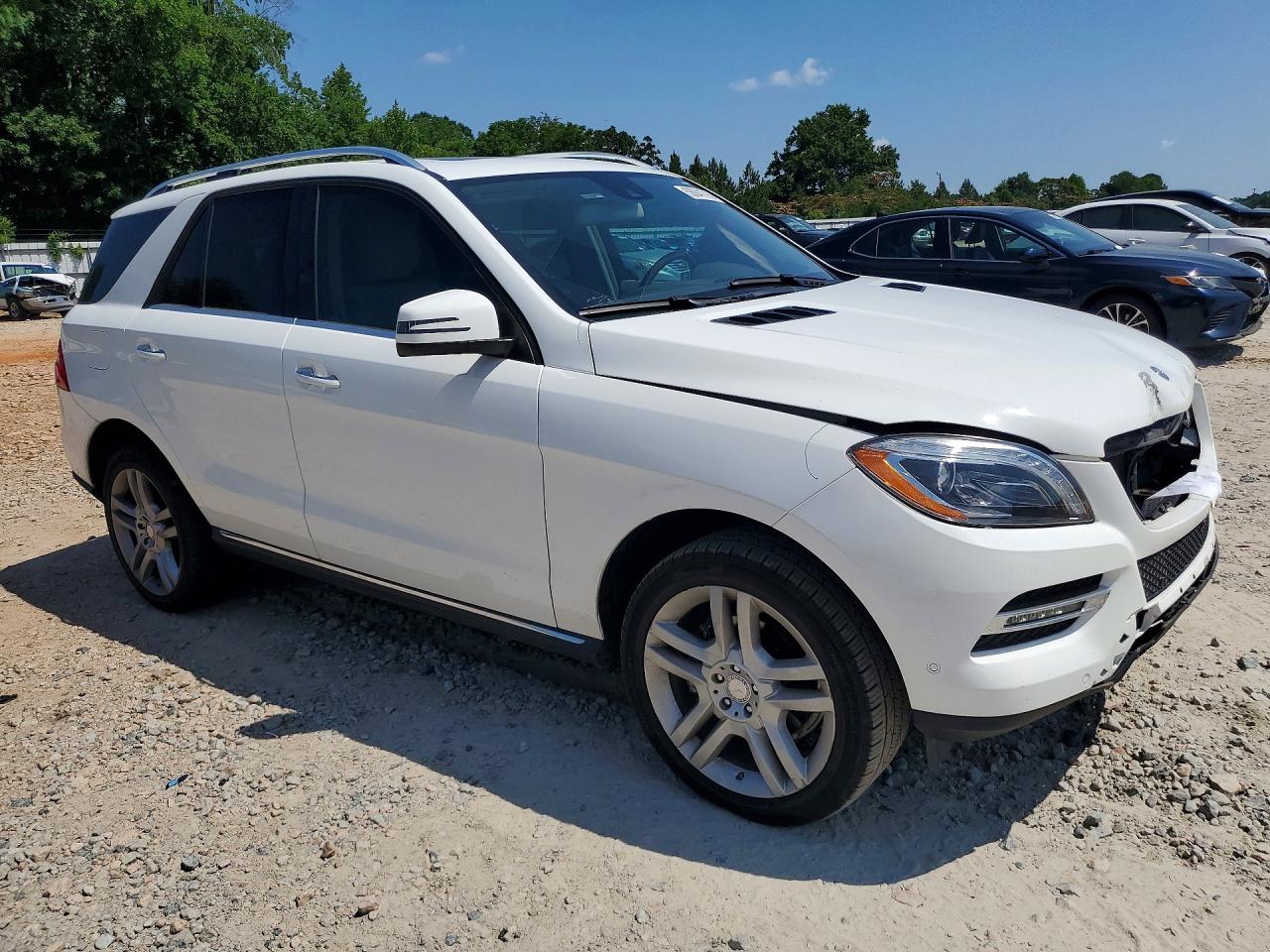2015 Mercedes-benz Ml 350 Белый vin: 4JGDA5JB1FA575234