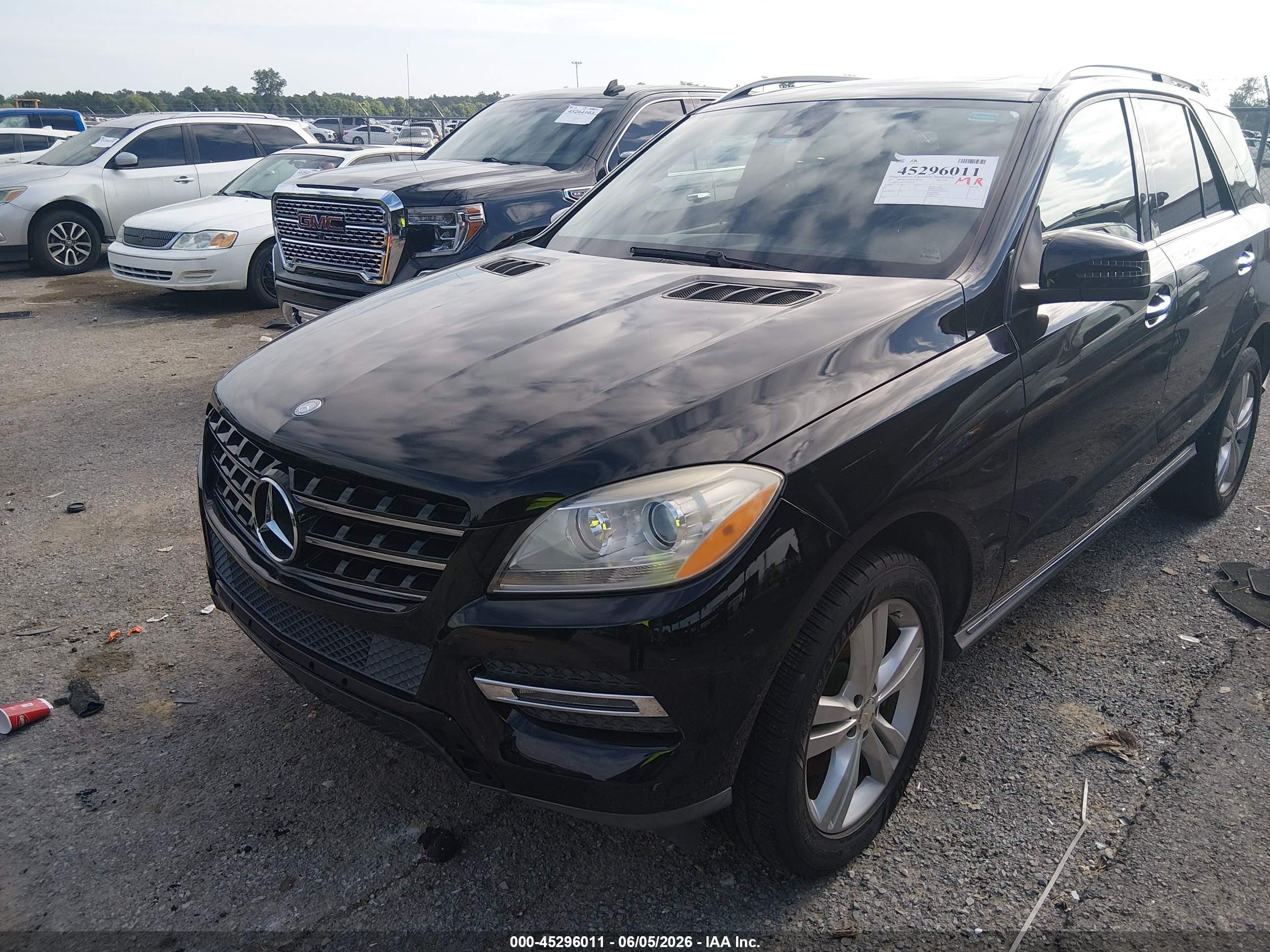 2015 Mercedes-benz Ml 350   Black vin: 4JGDA5JB1FA598755
