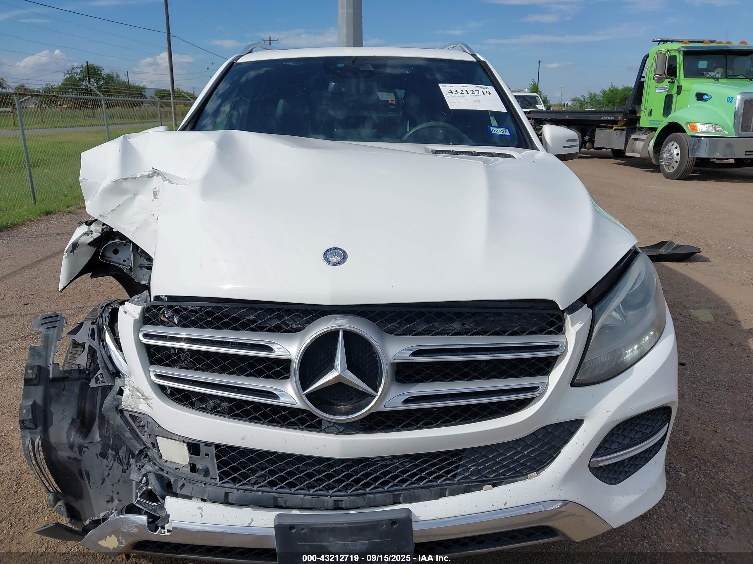 2017 Mercedes-benz Gle 350   White vin: 4JGDA5JB1HA910897