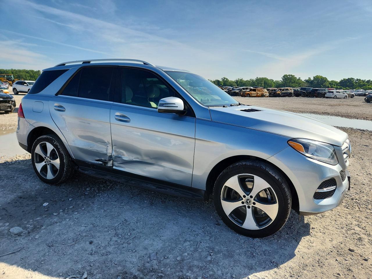 2018 Mercedes-benz Gle Blue vin: 4JGDA5JB1JB069745
