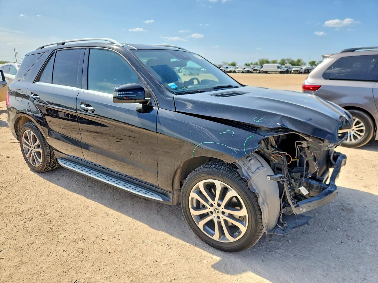 2018 Mercedes-benz Gle 350 Black vin: 4JGDA5JB1JB082141
