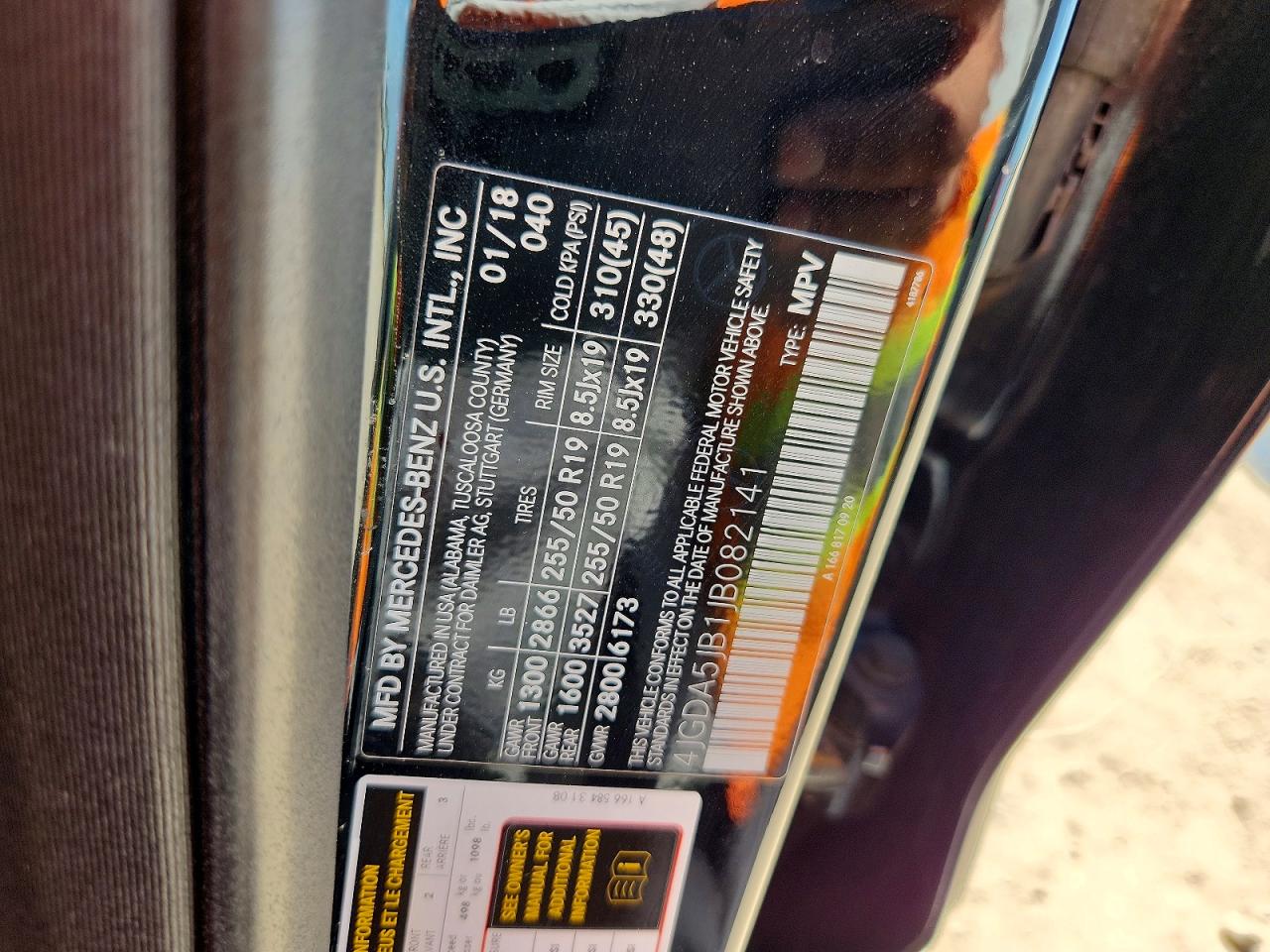 2018 Mercedes-benz Gle 350 Black vin: 4JGDA5JB1JB082141